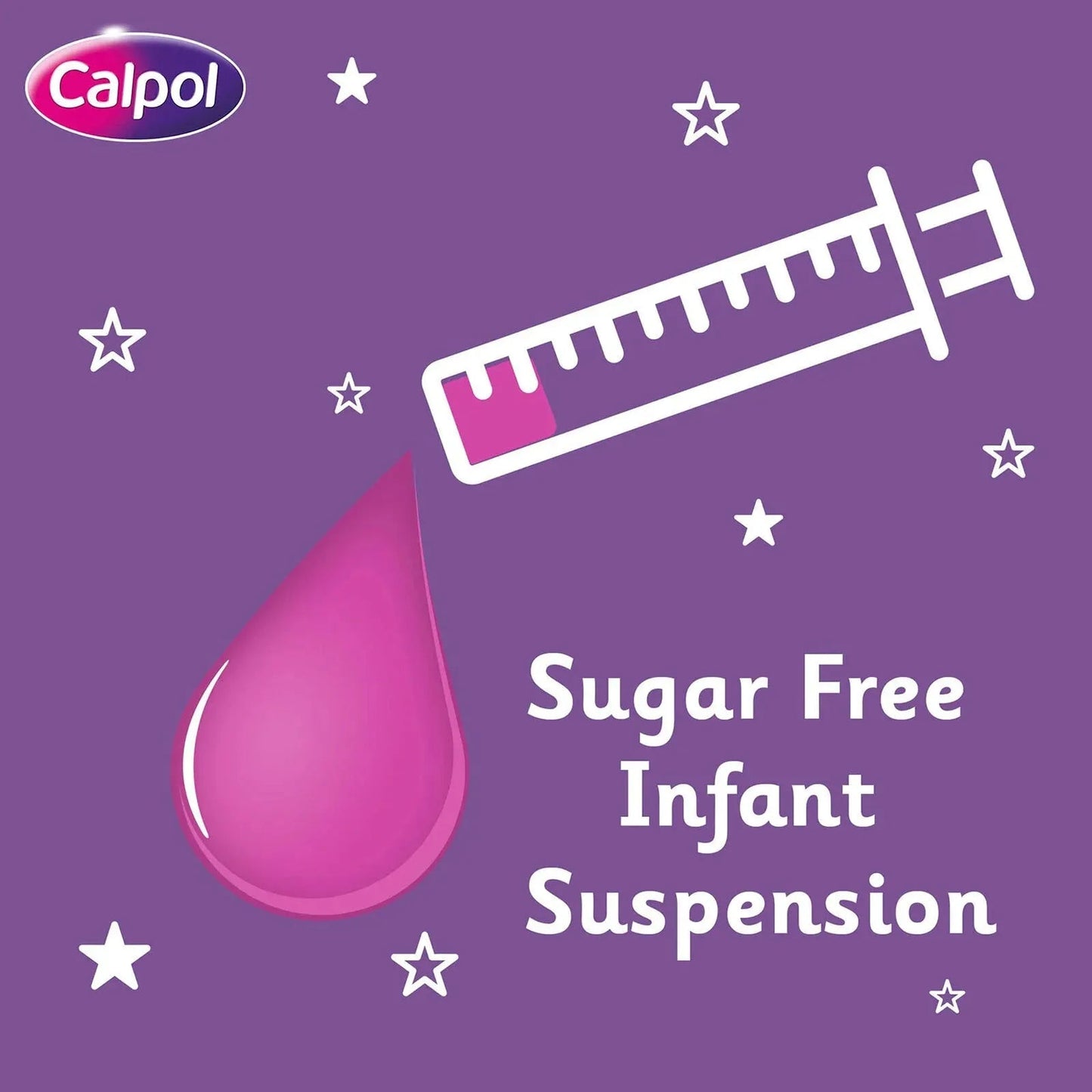 Calpol Sugar Free Infant Suspension Paracetamol Strawberry Flavour 100ml - mezetto ebebek ebebek