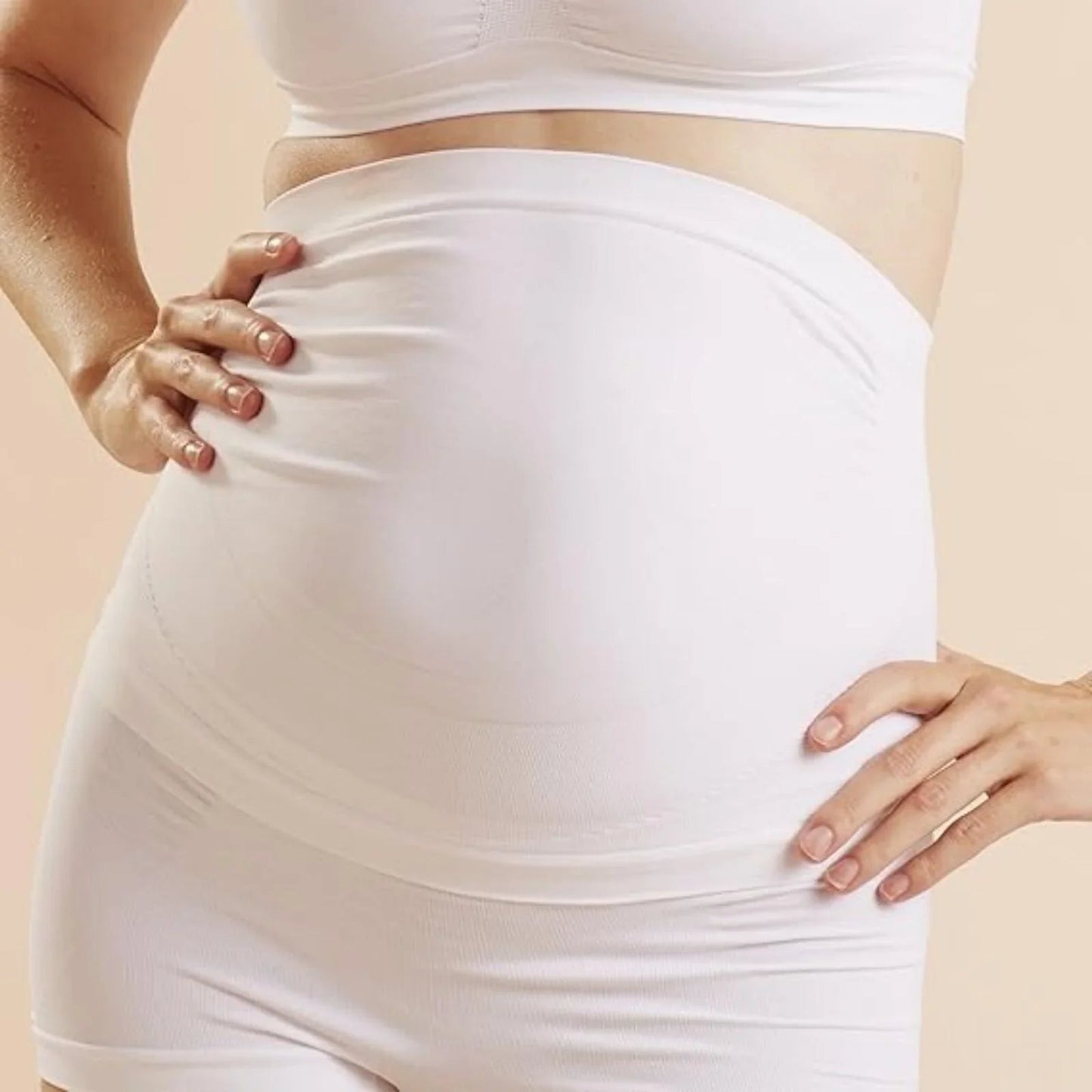 Carefix Maternity Support Belt Small - White - mezetto ebebek ebebek
