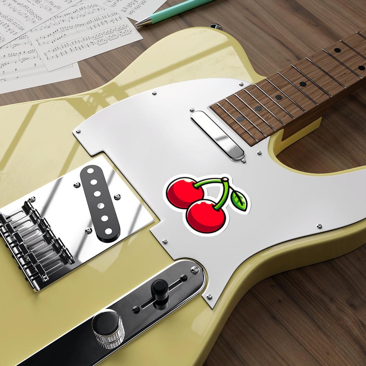 Cartoon Cherries Sticker – Cute Fruit Vinyl Waterproof Decal - mezetto KEOLIX KEOLIX
