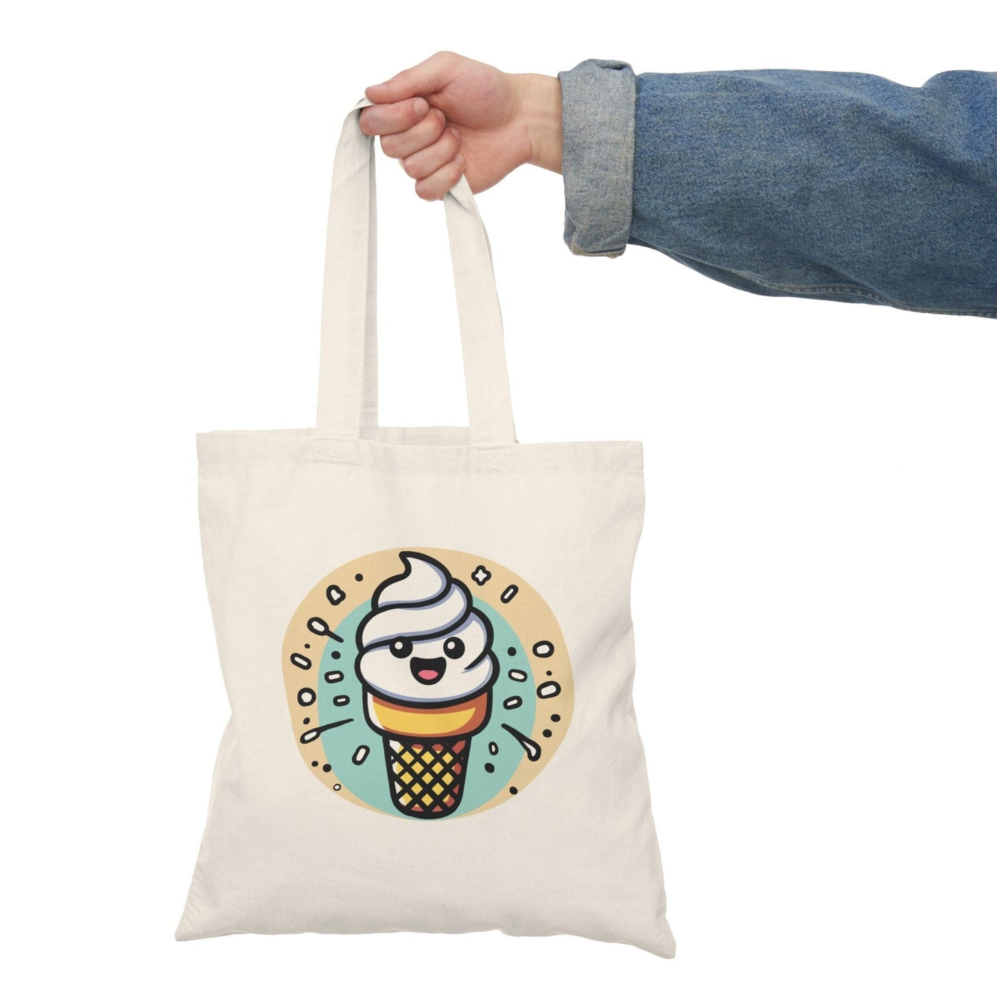 Cartoon Ice Cream Tote – Fun Eco Bag for Sweet Lovers - mezetto KEOLIX KEOLIX