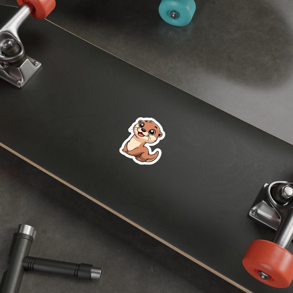 Cartoon Otter Sticker – Cute Waterproof Vinyl Animal Decal - mezetto KEOLIX KEOLIX