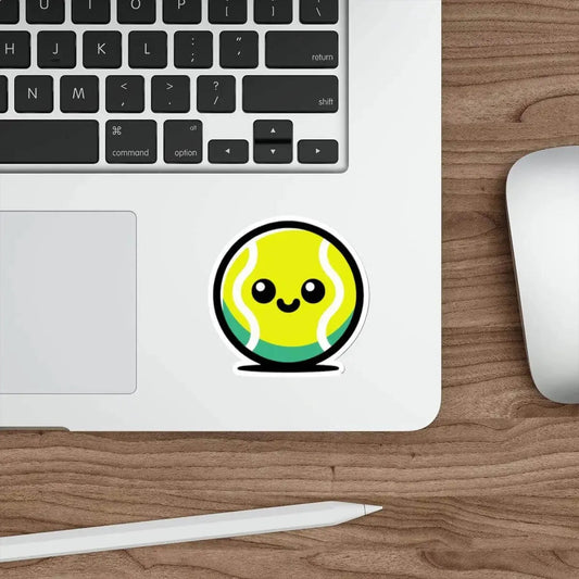 Cartoon Tennis Ball Sticker – Sporty Vinyl Waterproof Decal - mezetto KEOLIX KEOLIX