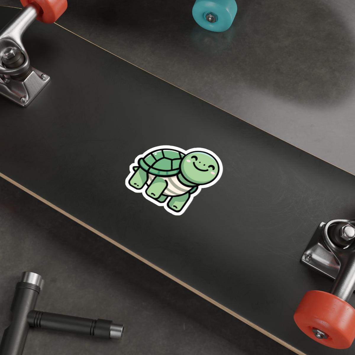 Cartoon Turtle Sticker – Cute Waterproof Animal Vinyl Decal - mezetto KEOLIX KEOLIX