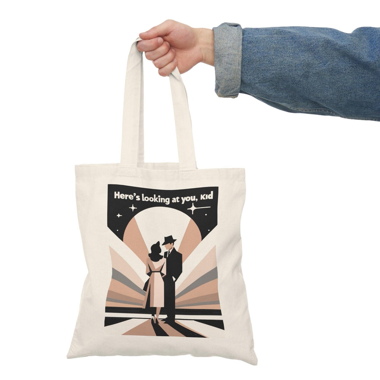 Casablanca Quote Tote – “Here’s Looking at You, Kid” Bag - mezetto KEOLIX KEOLIX