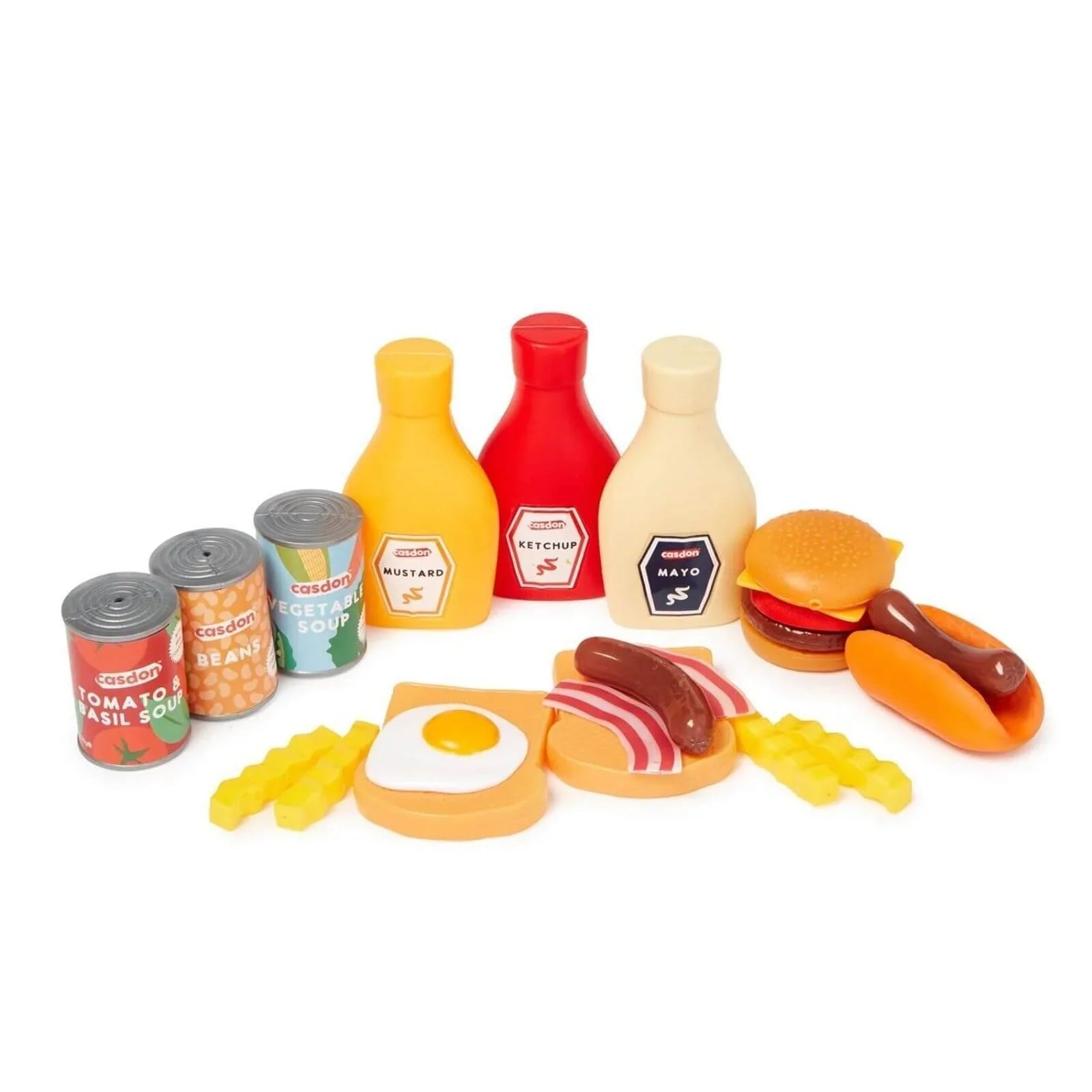 Casdon Play Food Set - mezetto ebebek ebebek