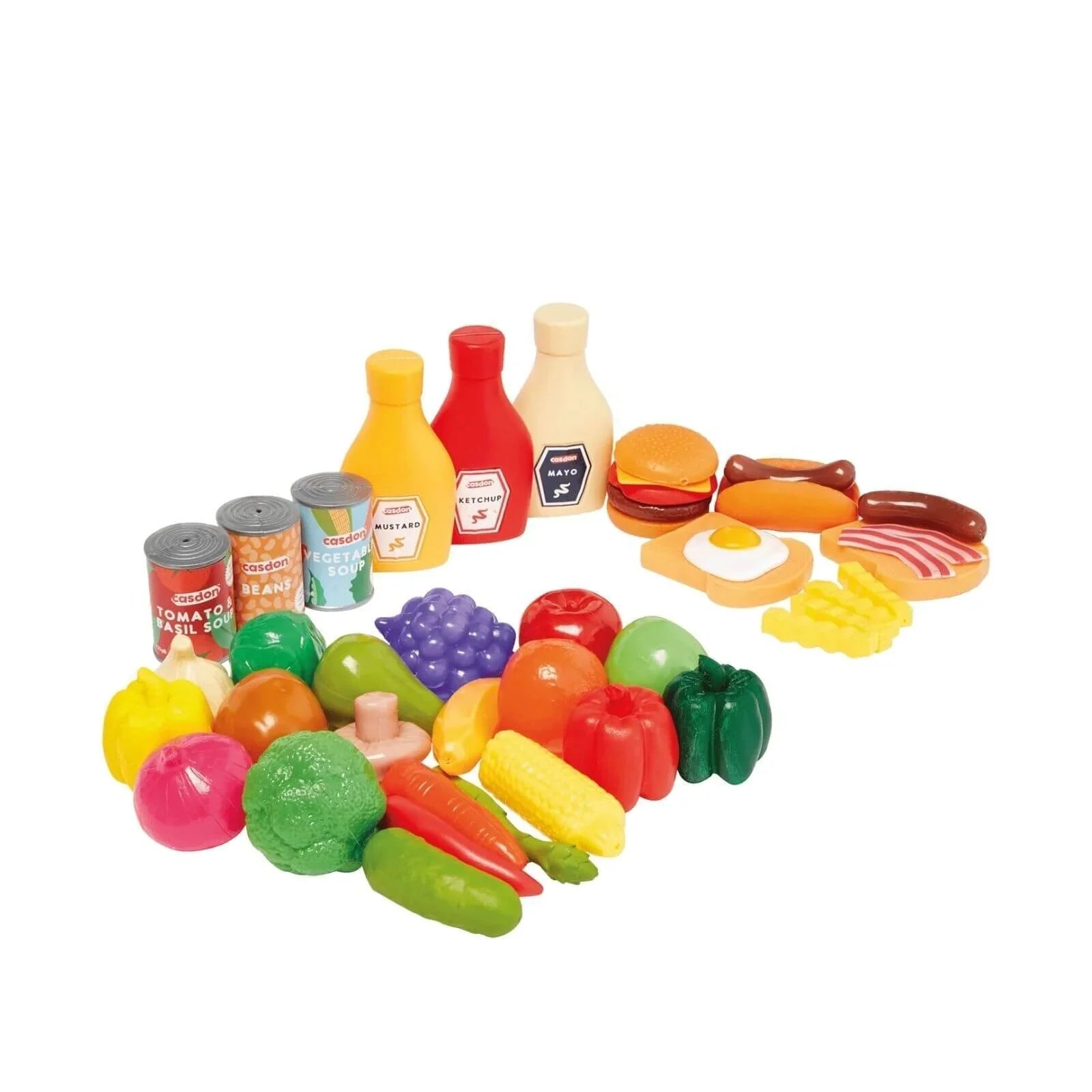 Casdon Play Food Set - mezetto ebebek ebebek