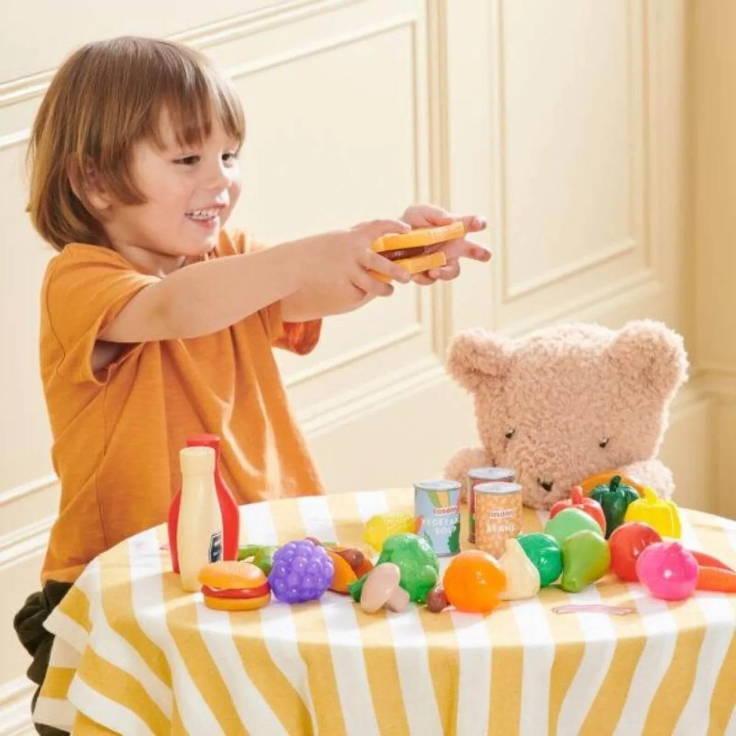 Casdon Play Food Set - mezetto ebebek ebebek