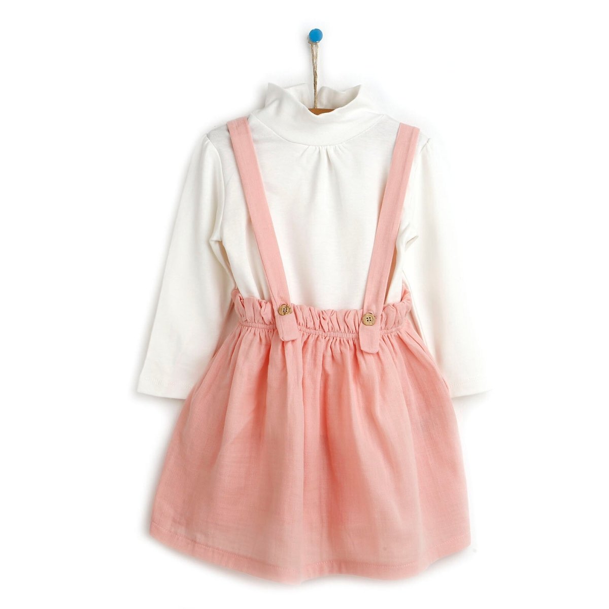 Cassiope Blouse - Skirt - Light Pink - mezetto ebebek ebebek