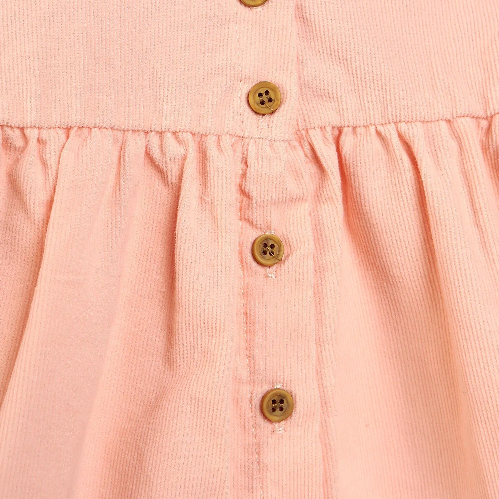 Cassiope Dress - Salmon - mezetto ebebek ebebek