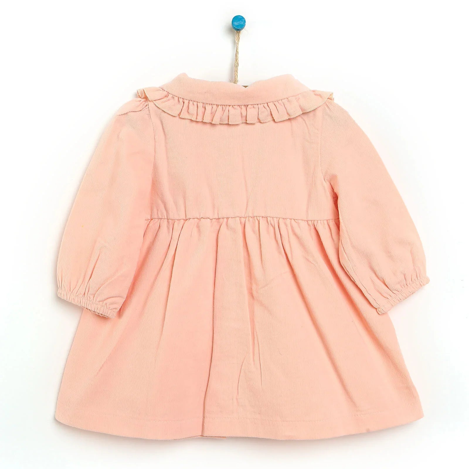 Cassiope Dress - Salmon - mezetto ebebek ebebek