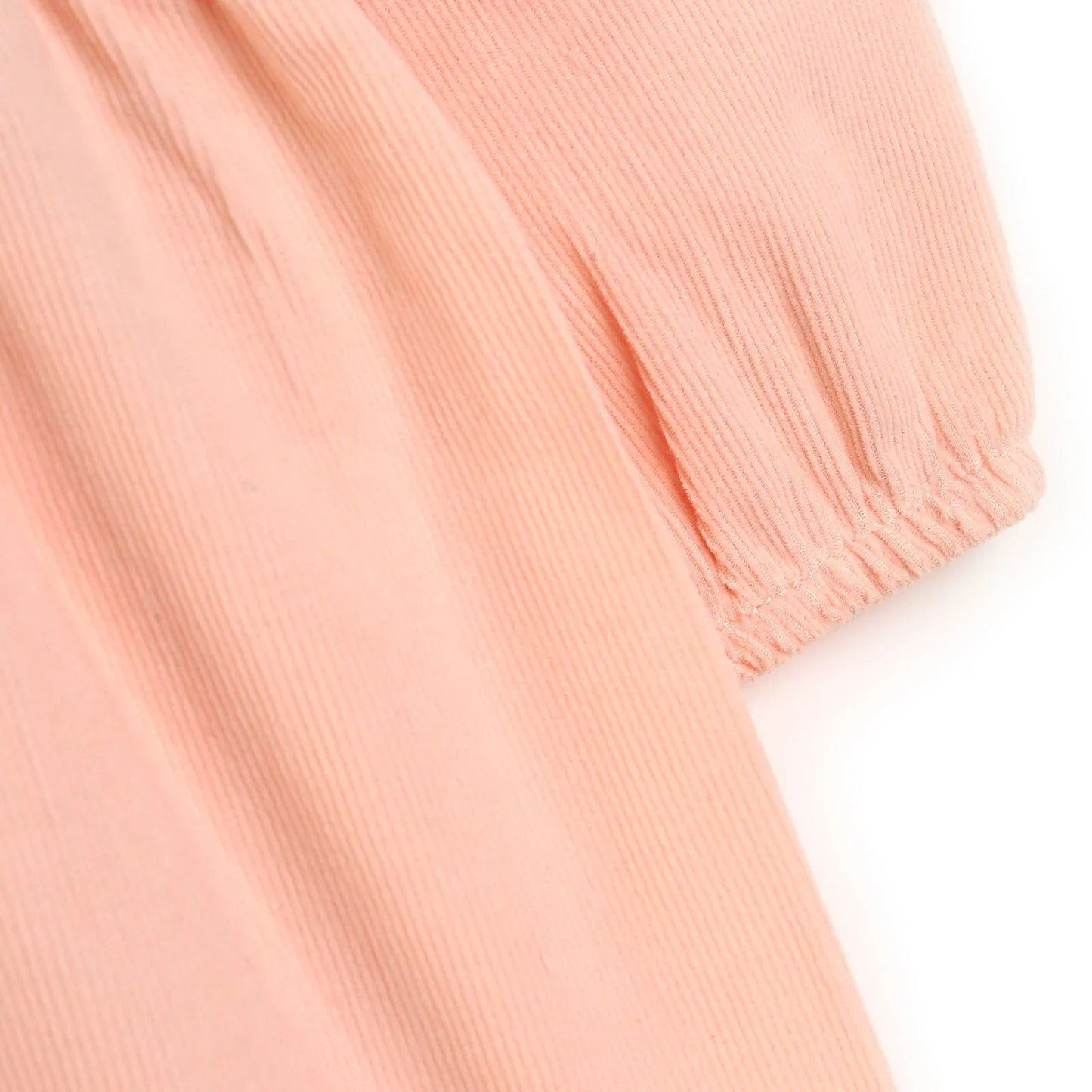 Cassiope Dress - Salmon - mezetto ebebek ebebek