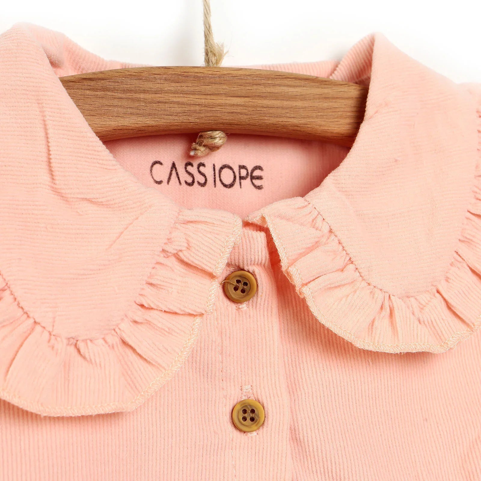 Cassiope Dress - Salmon - mezetto ebebek ebebek