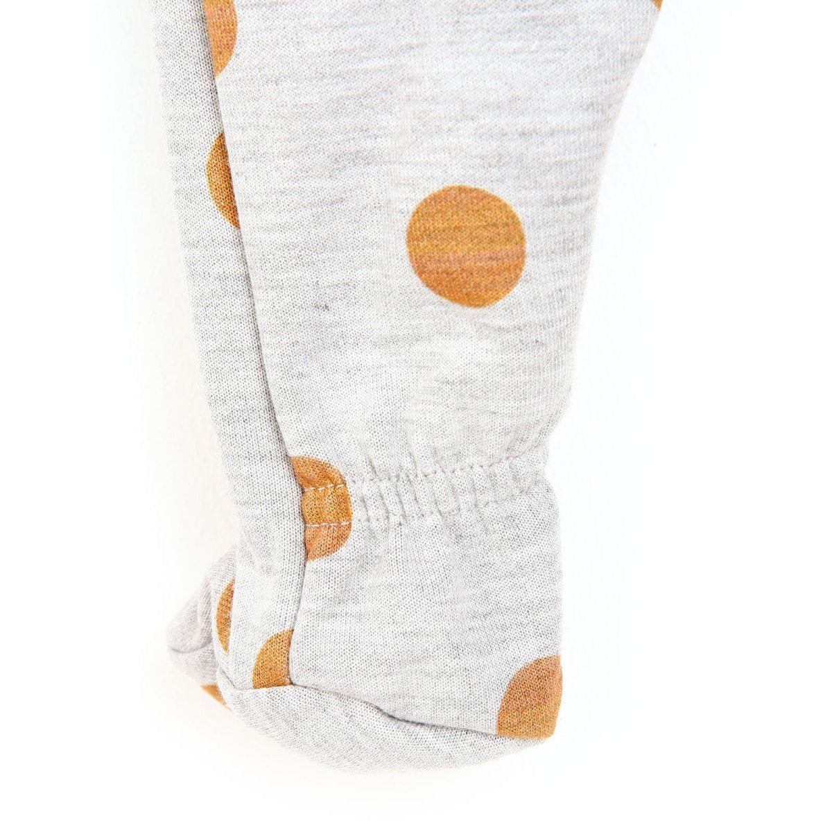 Cassiope Newborn Biscuits Footed Jumpsuit - Grey - mezetto ebebek ebebek