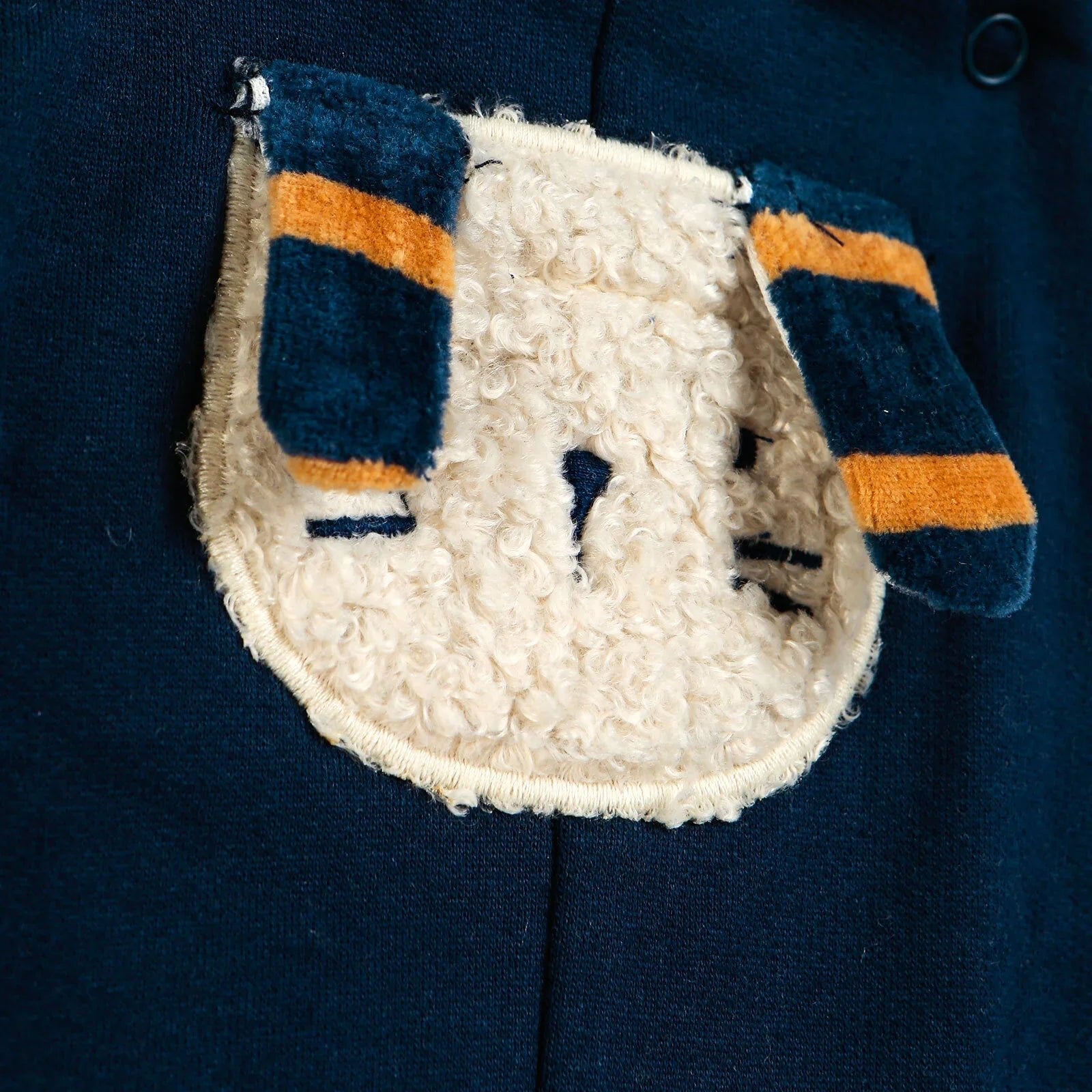 Cassiope Newborn Biscuits Overalls - Sweatshirt - Navy Blue - mezetto ebebek ebebek