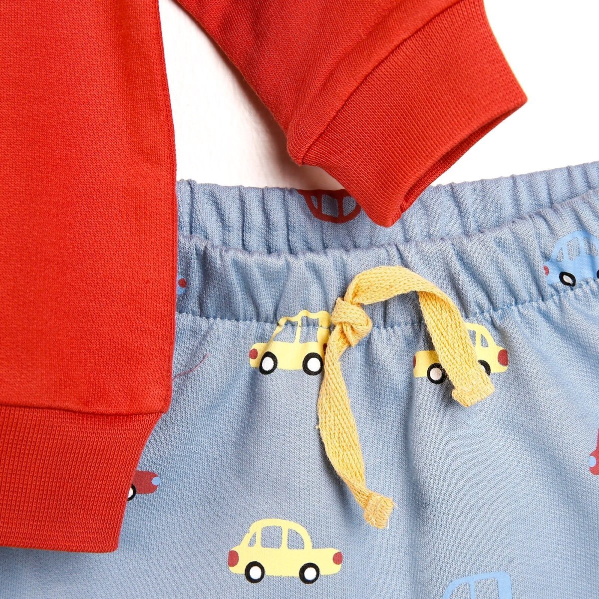 Cassiope Newborn Cool Boy Sweatshirt Legging Starter Set - Blue - mezetto ebebek ebebek