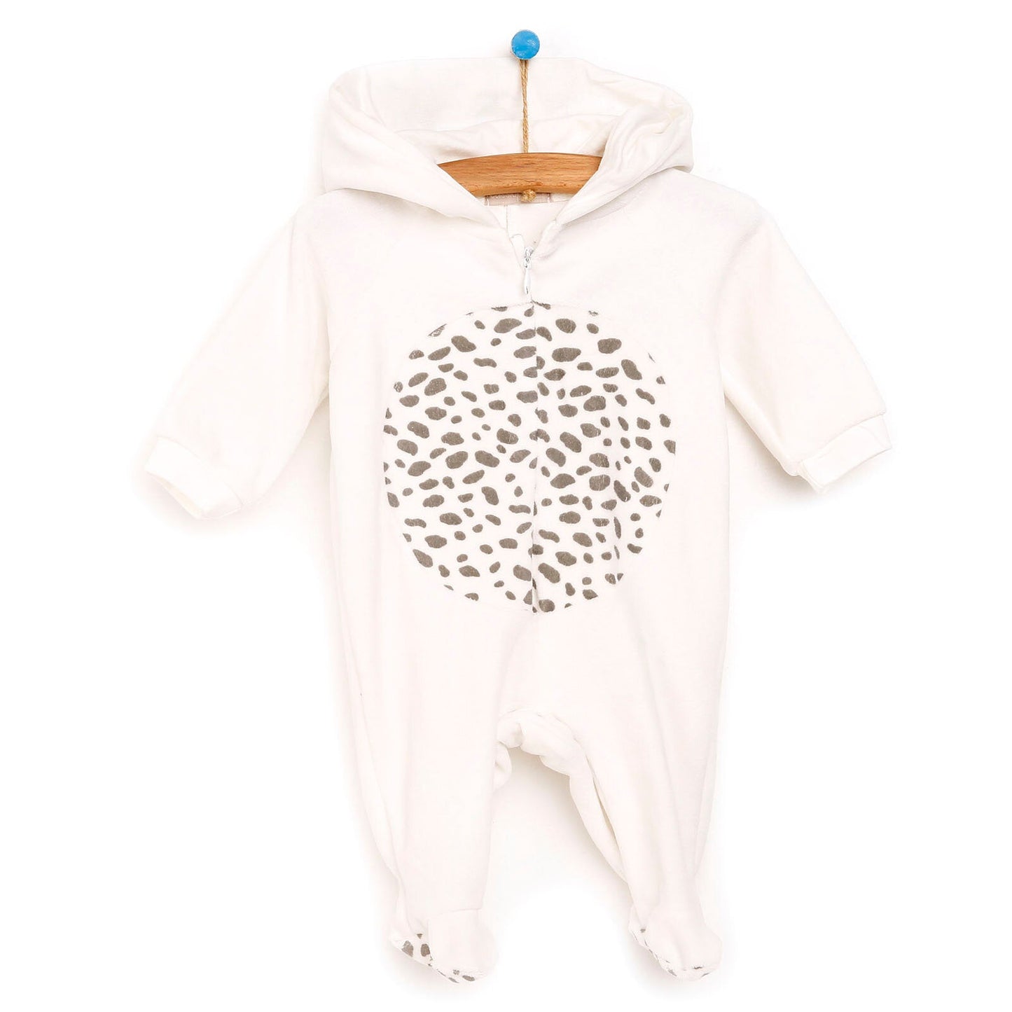 Cassiope Newborn Funny Friend Velvet Footed - Ecru - mezetto ebebek ebebek