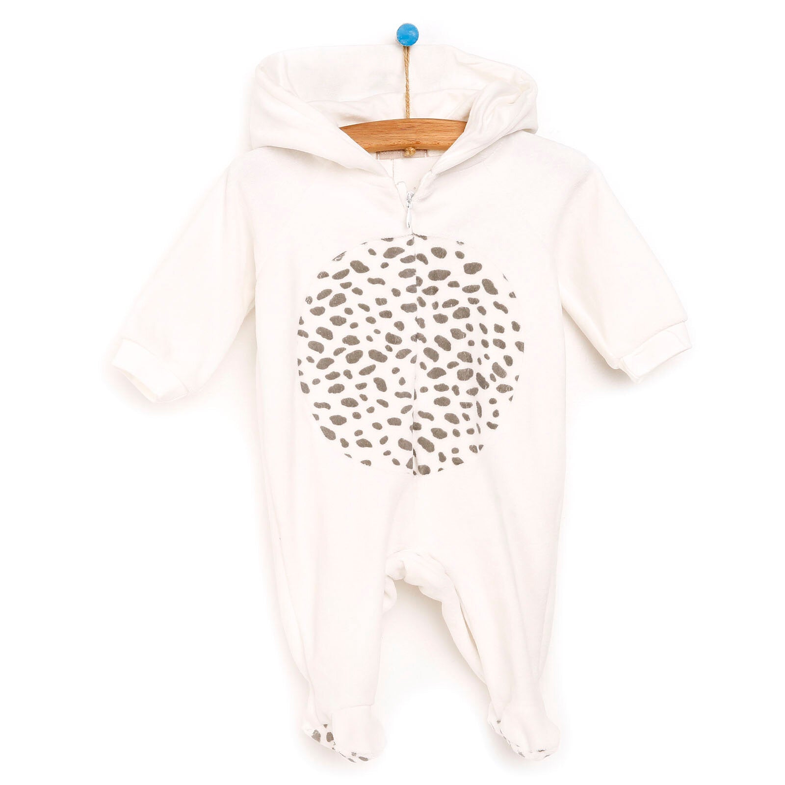 Cassiope Newborn Funny Friend Velvet Footed - Ecru - mezetto ebebek ebebek