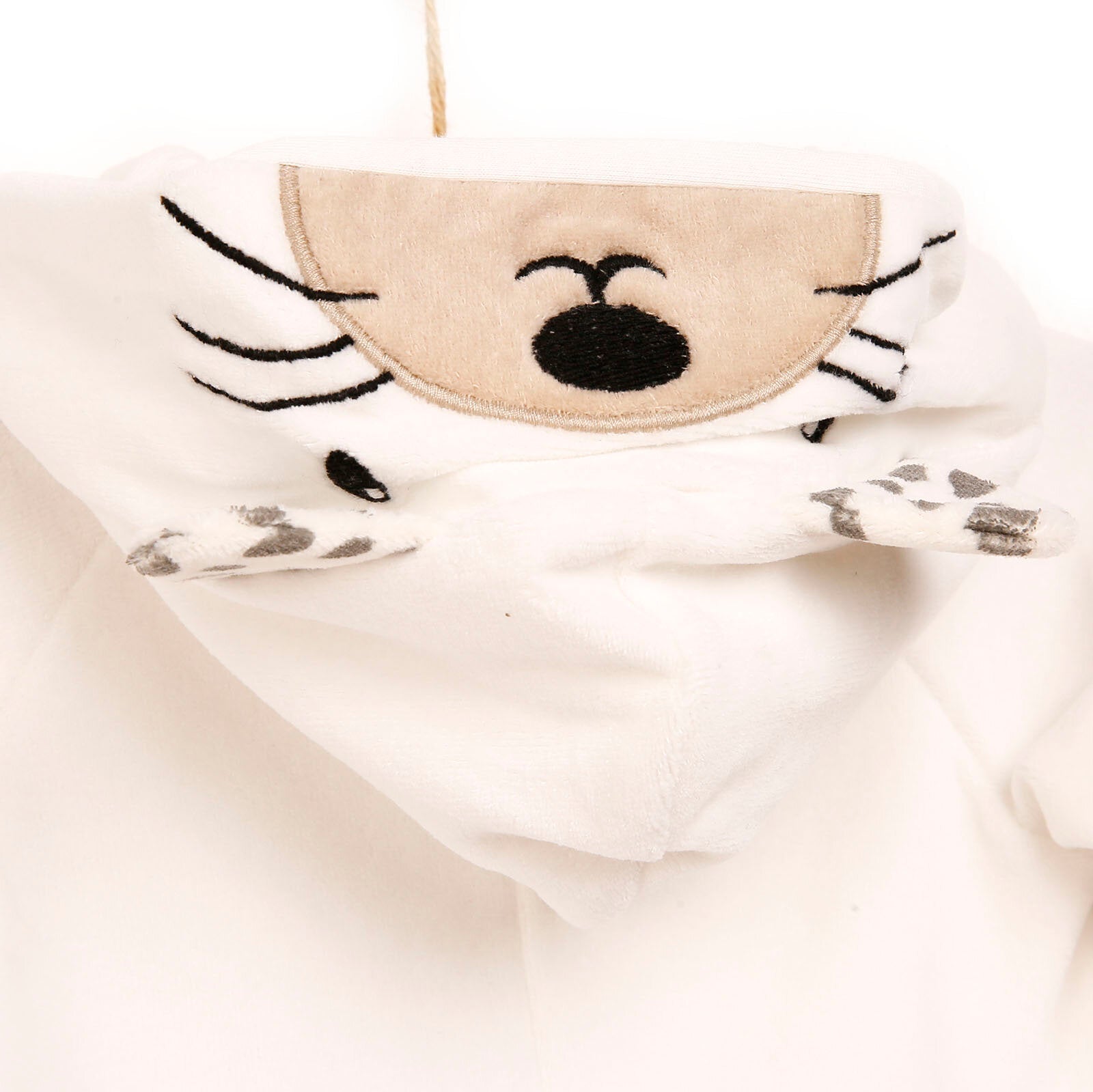 Cassiope Newborn Funny Friend Velvet Footed - Ecru - mezetto ebebek ebebek