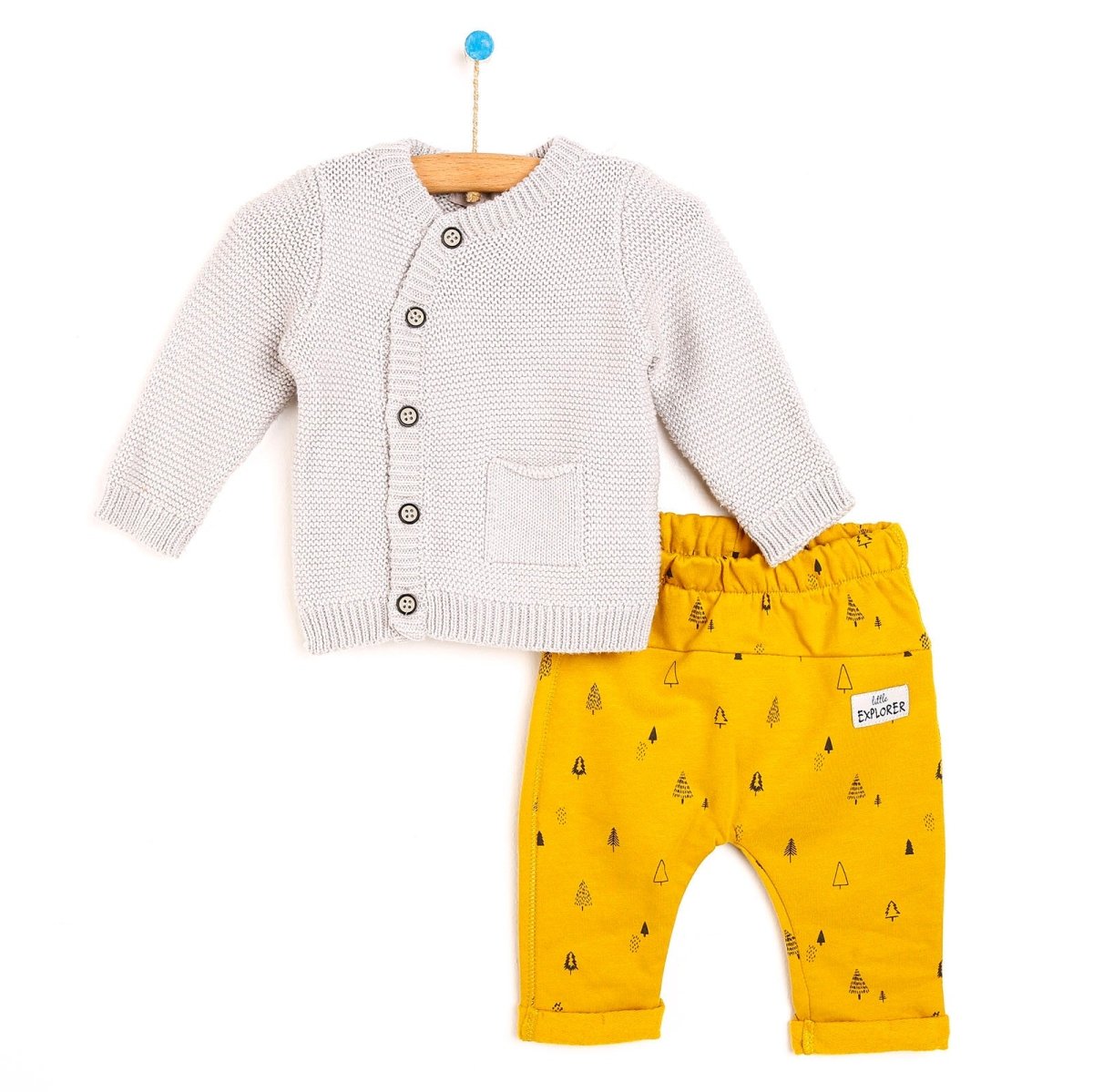 Cassiope Newborn Little Explorer Cardigan Starter Set - mezetto ebebek ebebek
