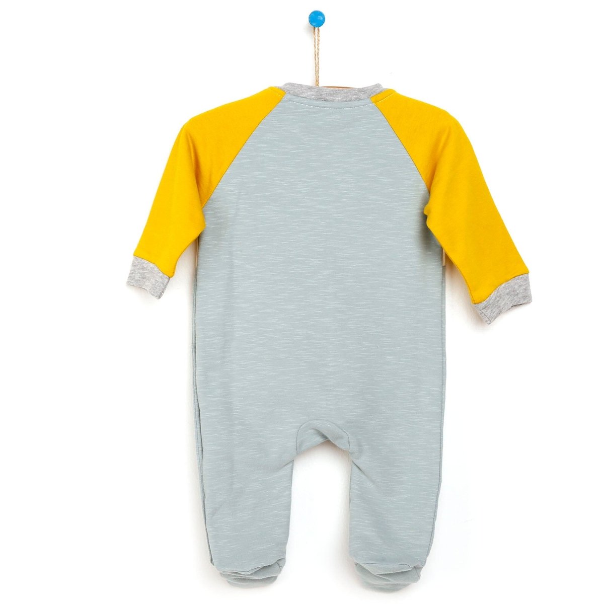 Cassiope Newborn Little Explorer Footed Jumpsuit - Bronze - mezetto ebebek ebebek