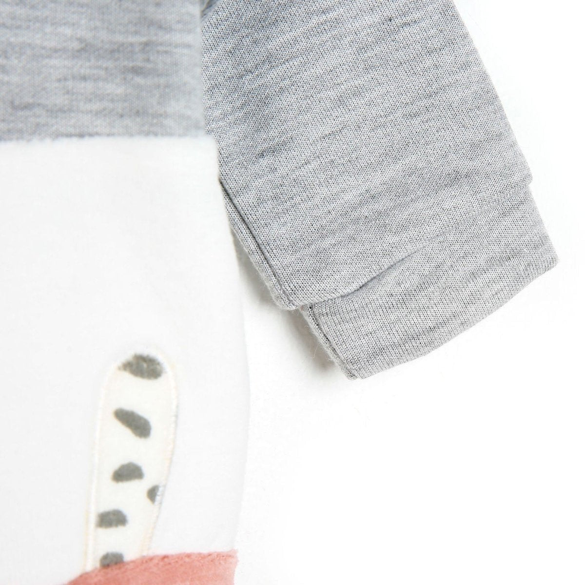 Cassiope Newborn Velvet Footed Jumpsuit - Powder - mezetto ebebek ebebek