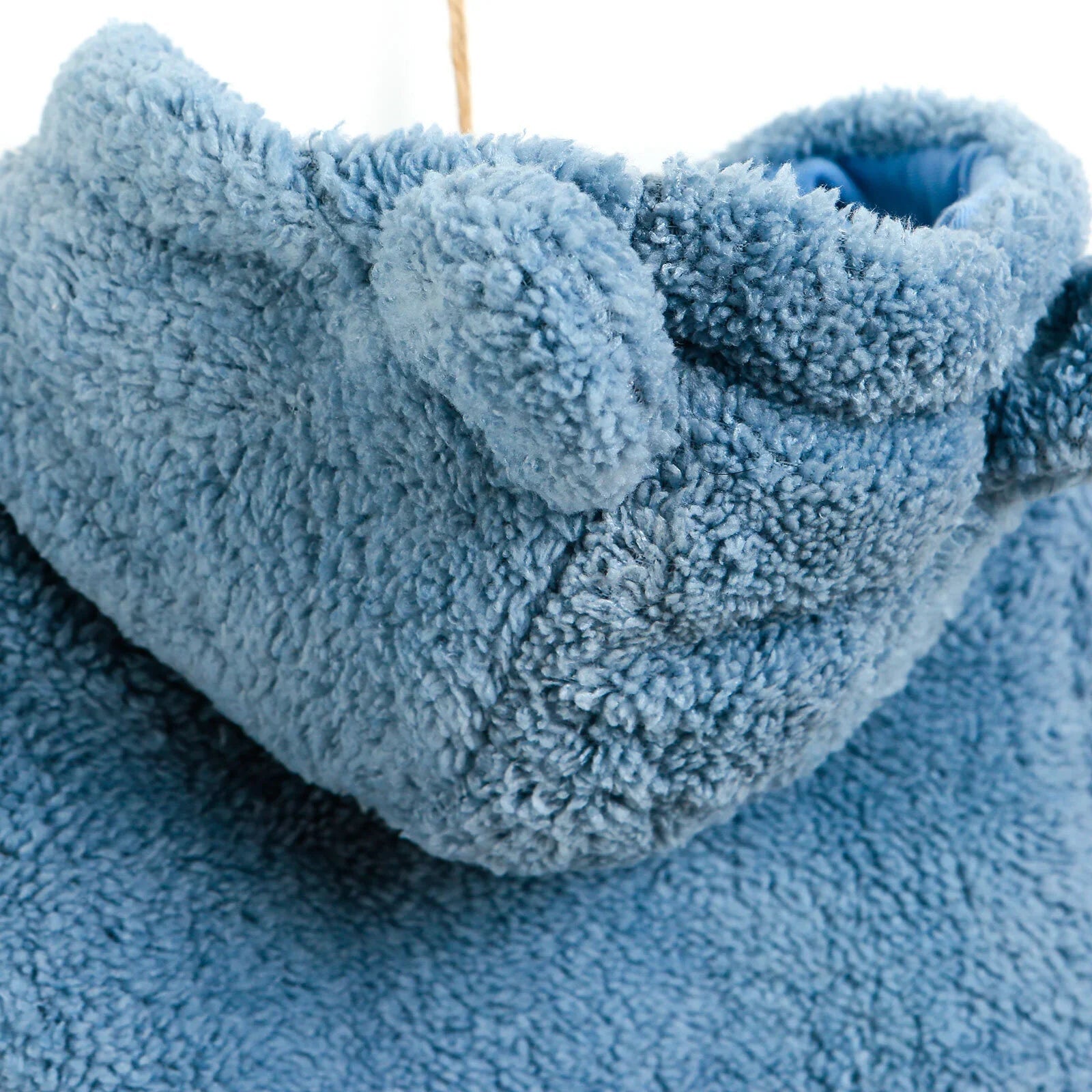 Cassiope Newborn Welsoft Footed Jumpsuit - Blue - mezetto ebebek ebebek