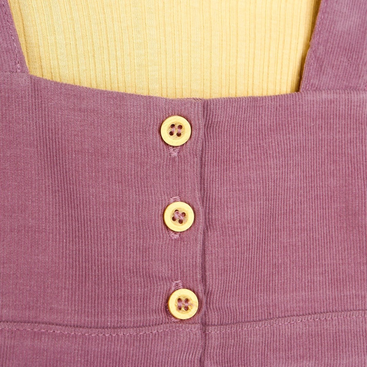 Cassiope Salopette Skirt - Sweatshirt - Damson - mezetto ebebek ebebek