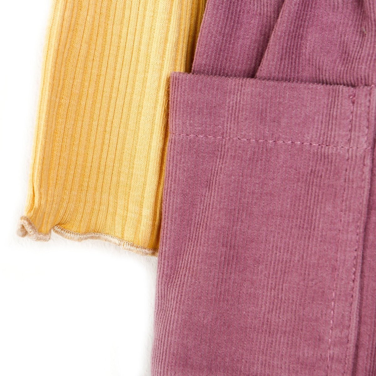 Cassiope Salopette Skirt - Sweatshirt - Damson - mezetto ebebek ebebek