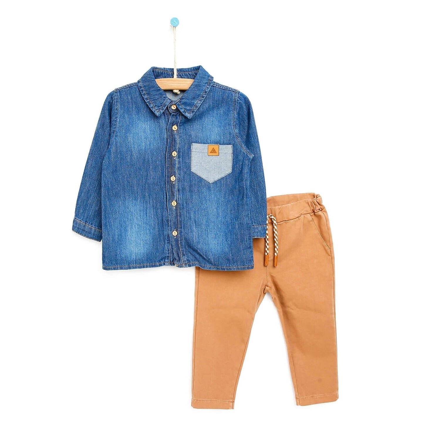 Cassiope Shirt - Pants - Brown - mezetto ebebek ebebek