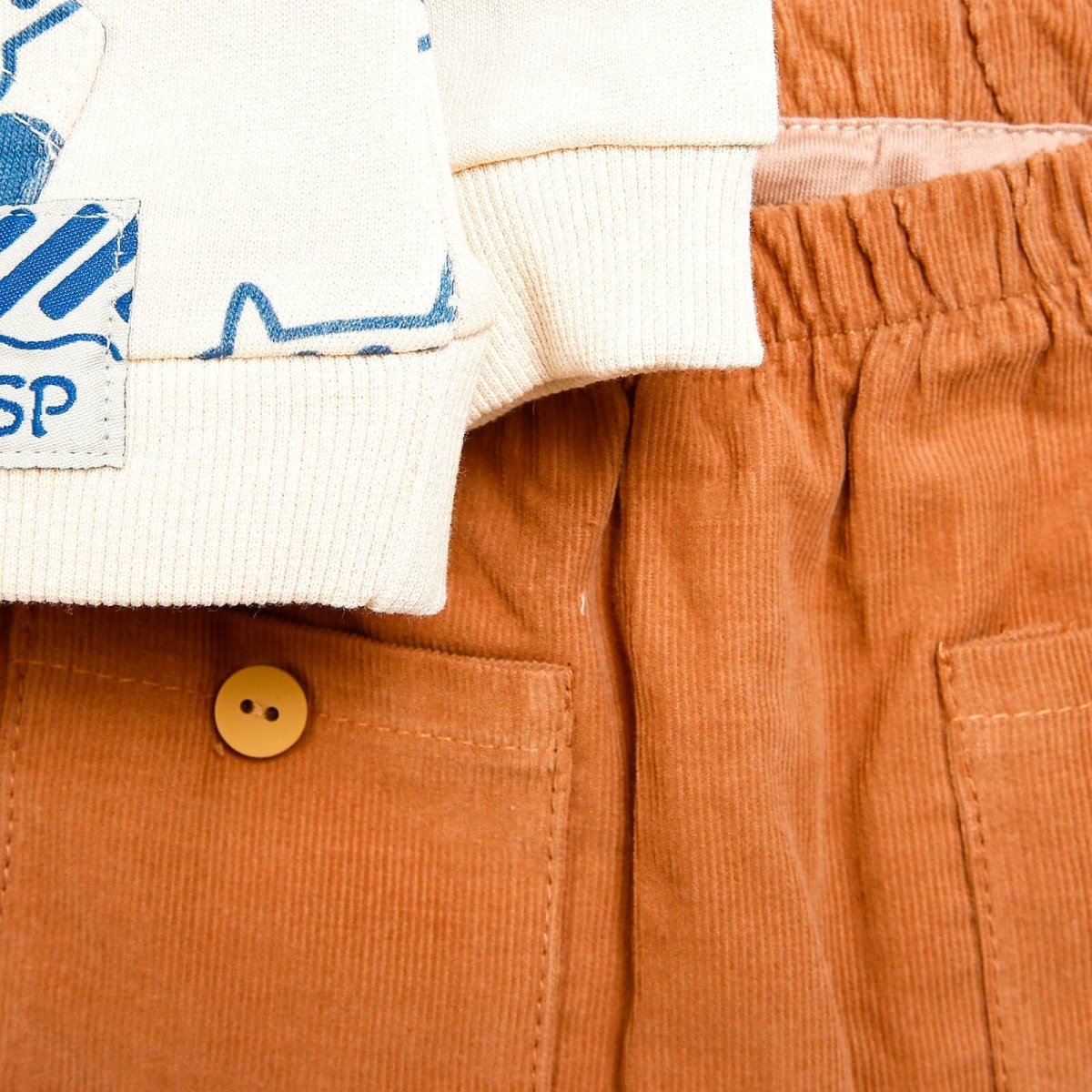 Cassiope Sweatshirt - Pants - Brown - mezetto ebebek ebebek