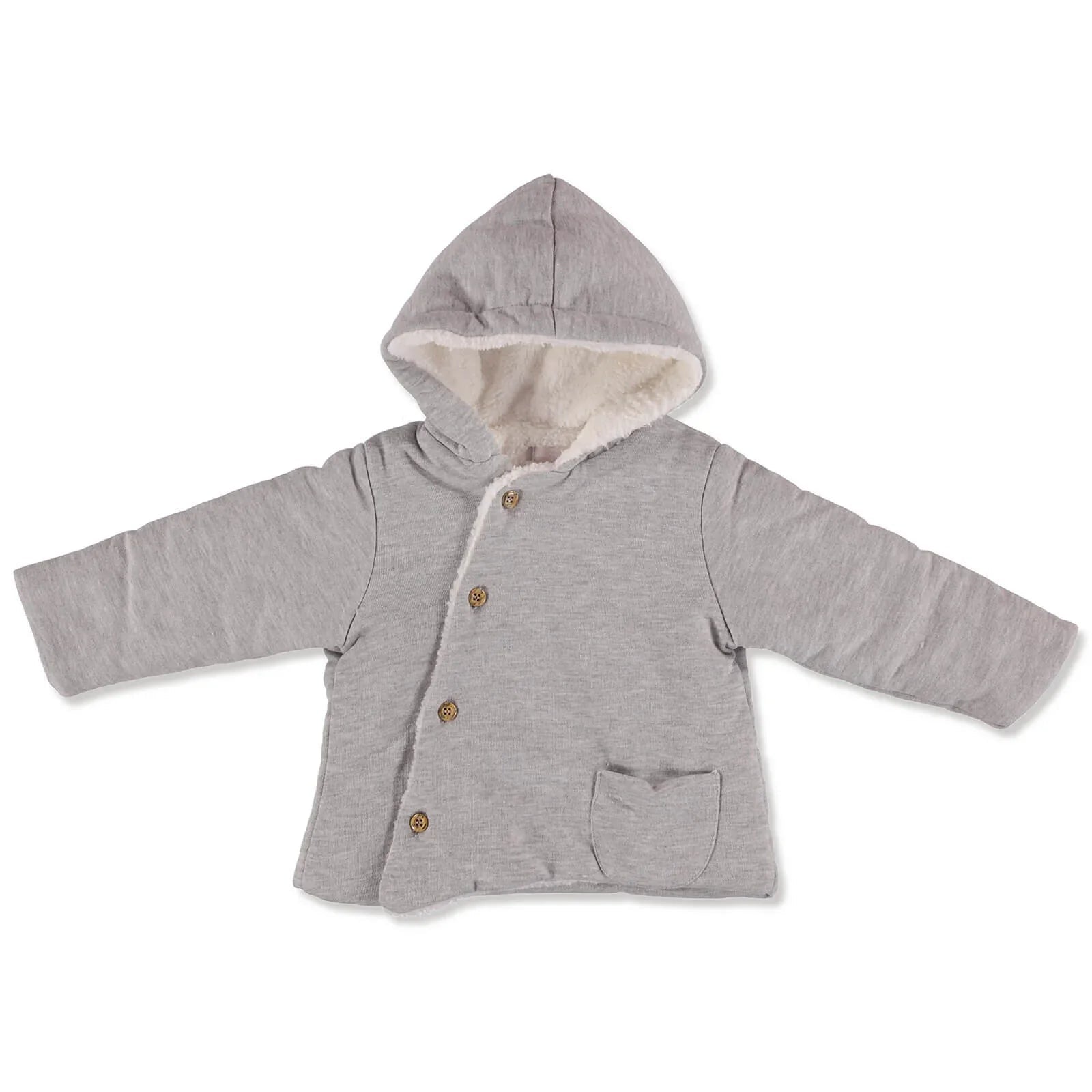 Cassiope Welsoft Cardigan - Grey - mezetto ebebek ebebek