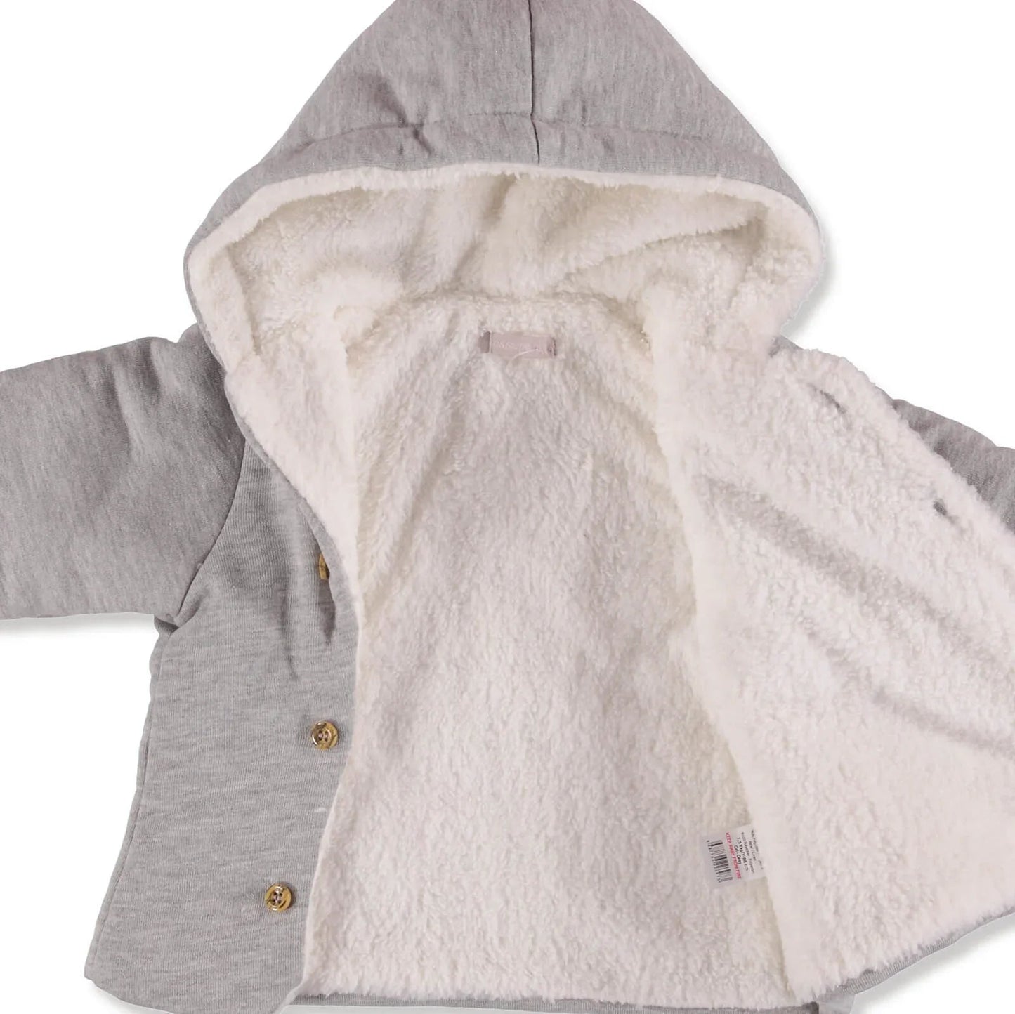 Cassiope Welsoft Cardigan - Grey - mezetto ebebek ebebek