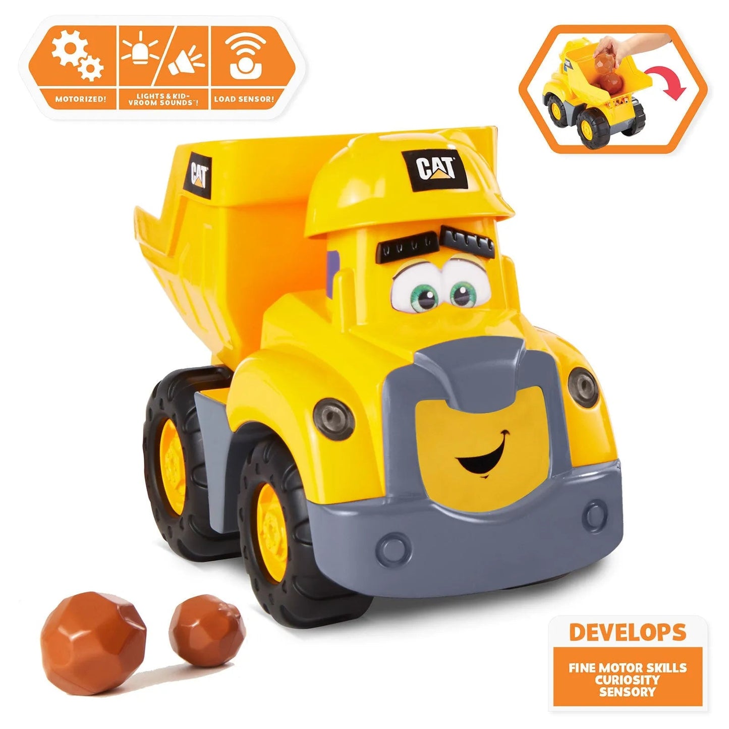 CAT Junior Crew Construction Buddies Dump Truck - mezetto ebebek ebebek