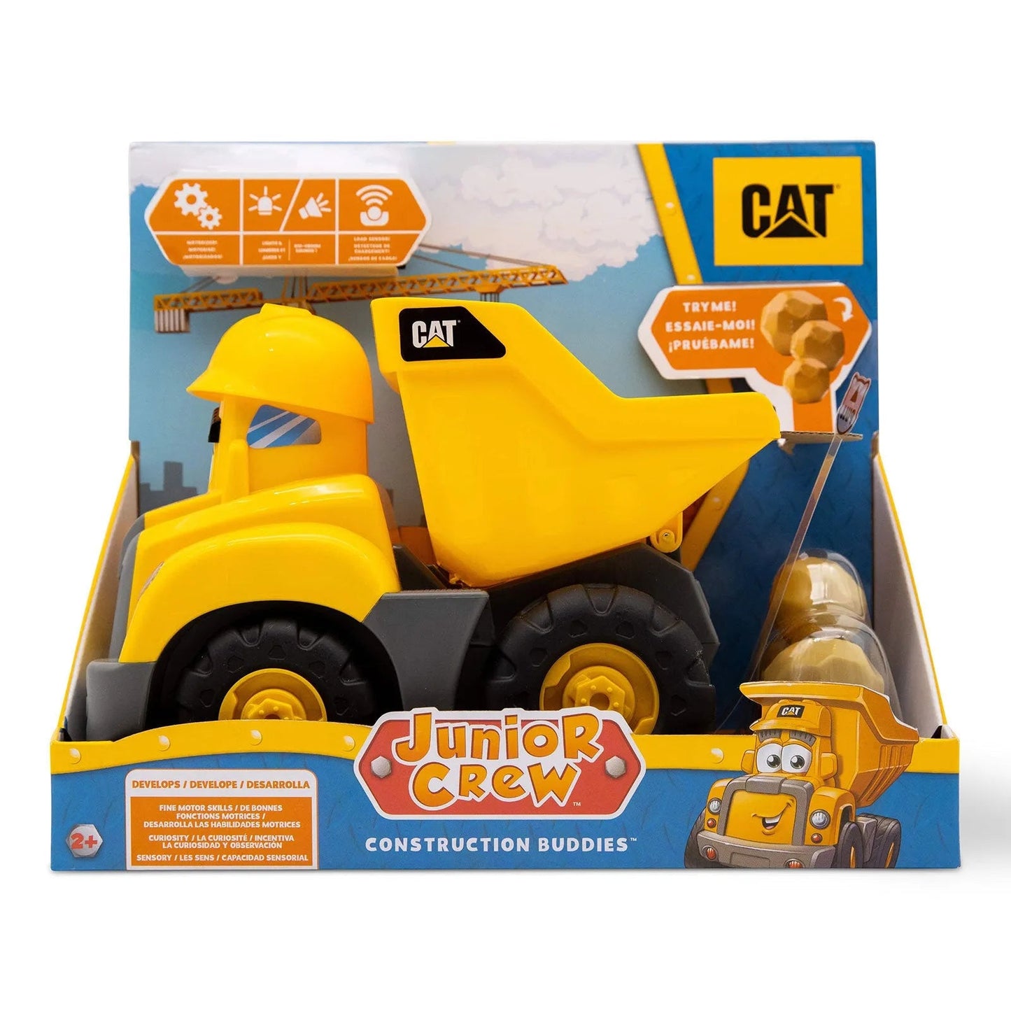 CAT Junior Crew Construction Buddies Dump Truck - mezetto ebebek ebebek