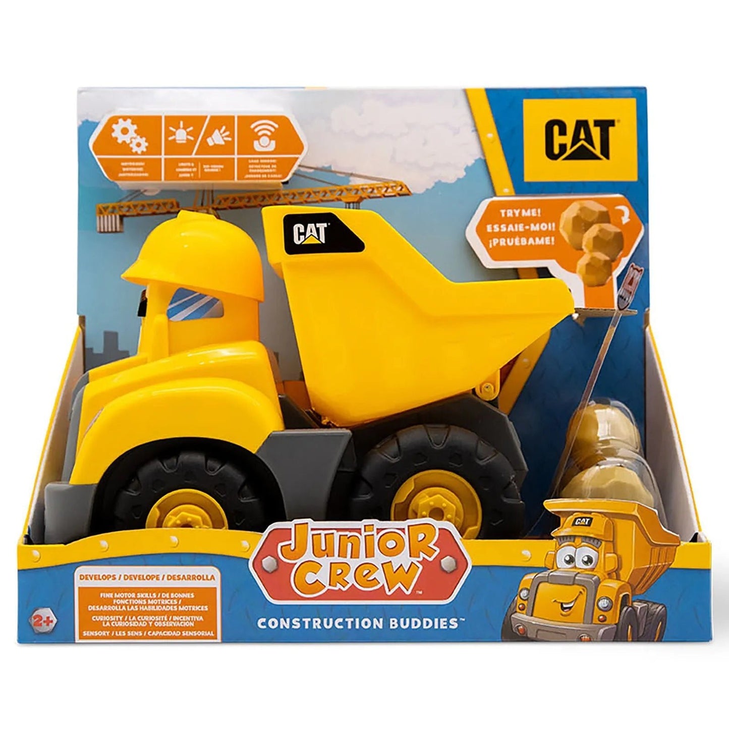 CAT Junior Crew Construction Buddies Dump Truck - mezetto ebebek ebebek