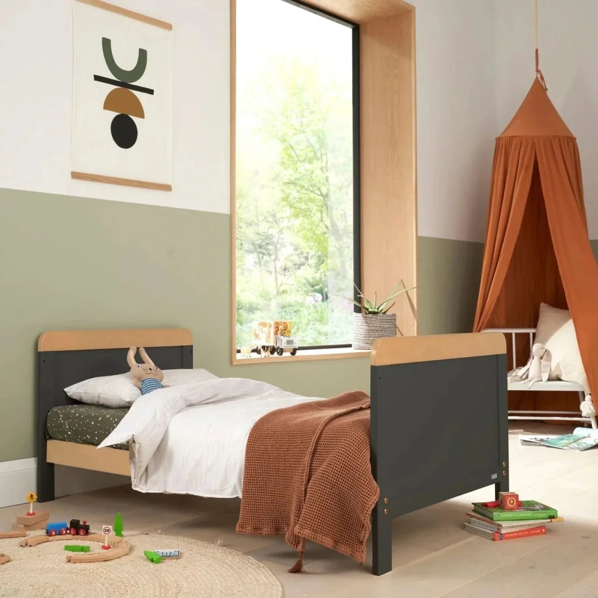 Tutti Bambini Rio 2 pcs Room Set - Slate/Honey Oak