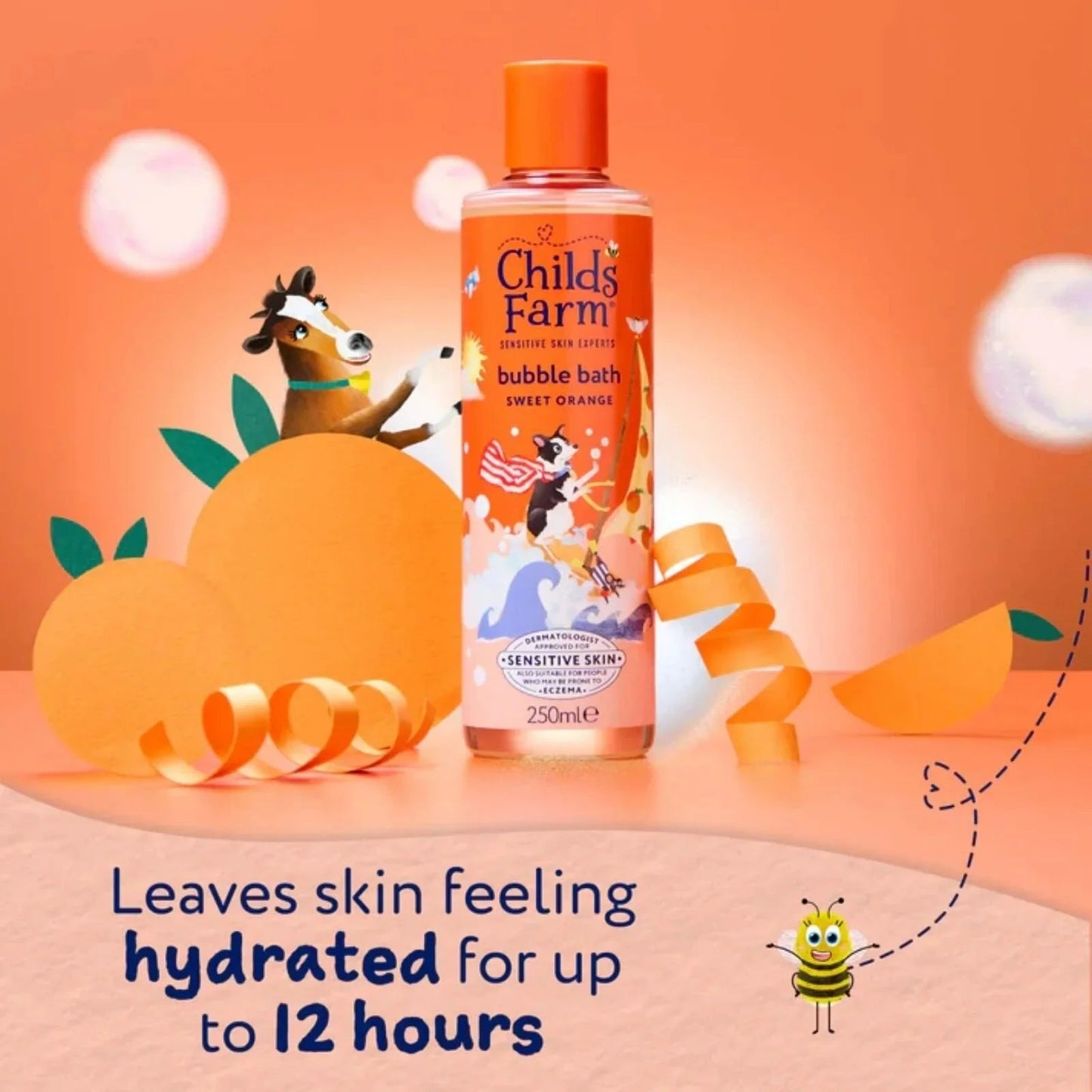 Childs Farm Bubble Bath 250ml - Sweet Orange - mezetto ebebek ebebek