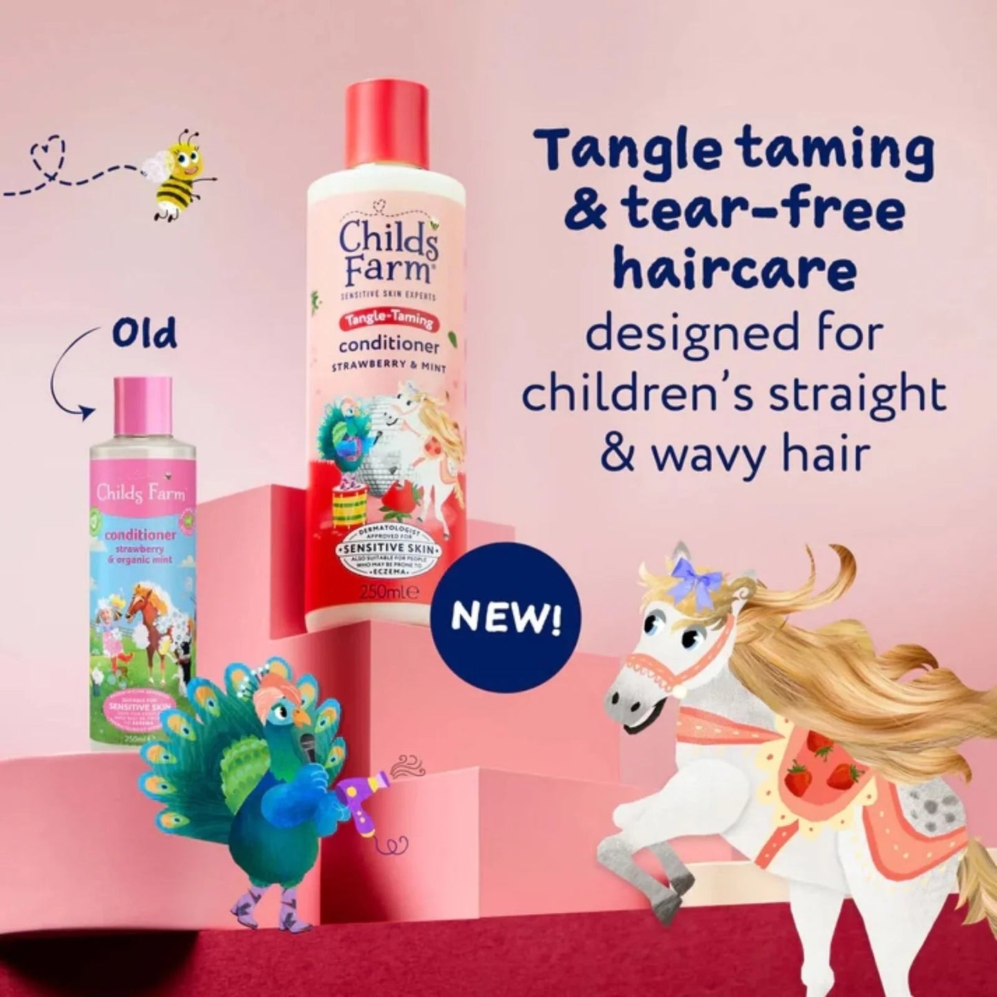 Childs Farm Conditioner 250ml - Strawberry & Mint - mezetto ebebek ebebek