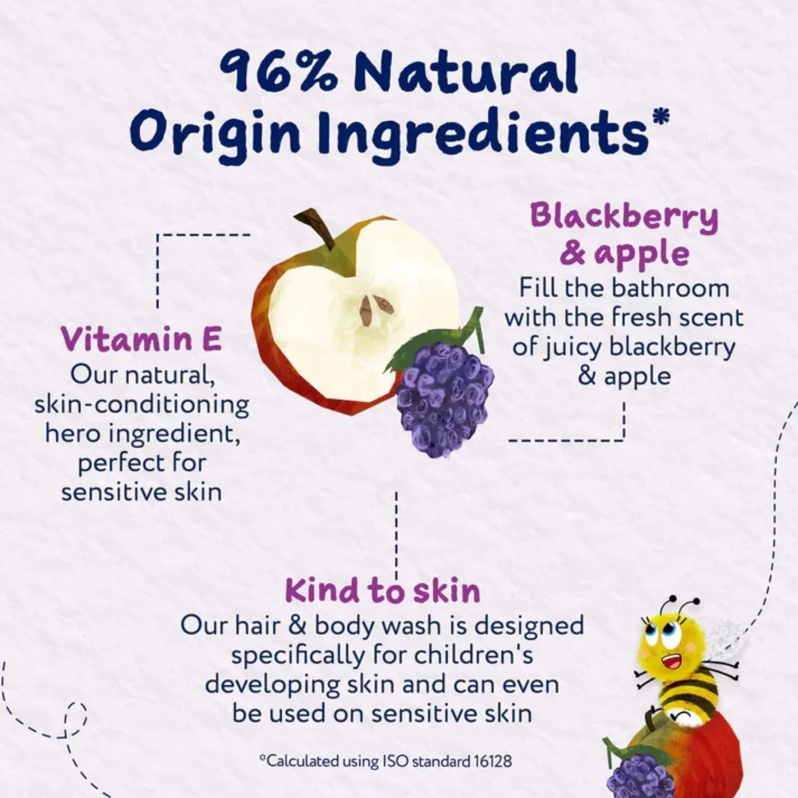 Childs Farm Hair & Body Wash 250ml - Blackberry & Apple - mezetto ebebek ebebek
