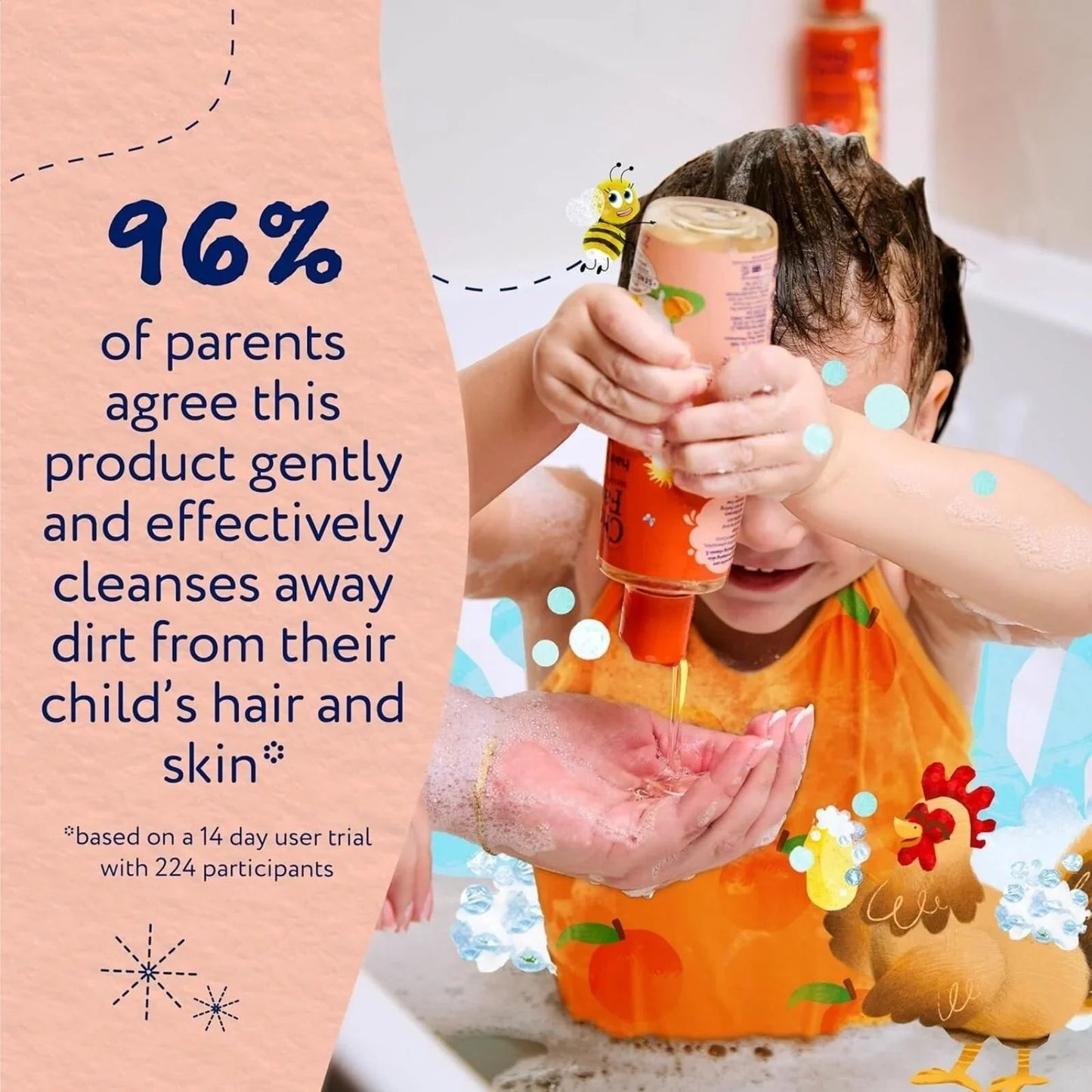 Childs Farm Hair & Body Wash 250ml - Sweet Orange - mezetto ebebek ebebek