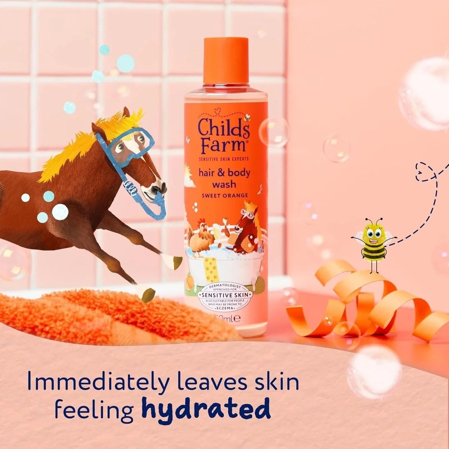 Childs Farm Hair & Body Wash 250ml - Sweet Orange - mezetto ebebek ebebek