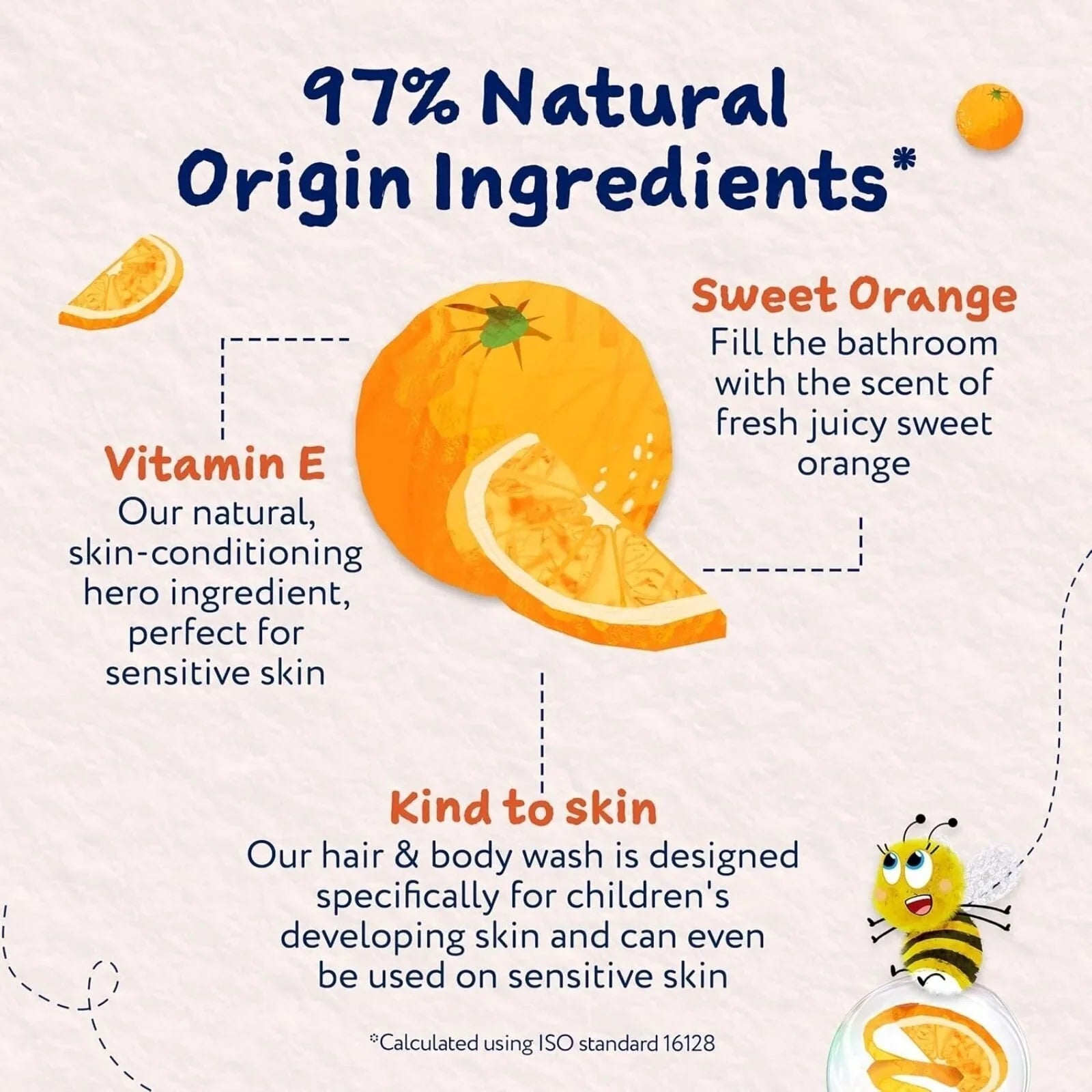 Childs Farm Hair & Body Wash 250ml - Sweet Orange - mezetto ebebek ebebek