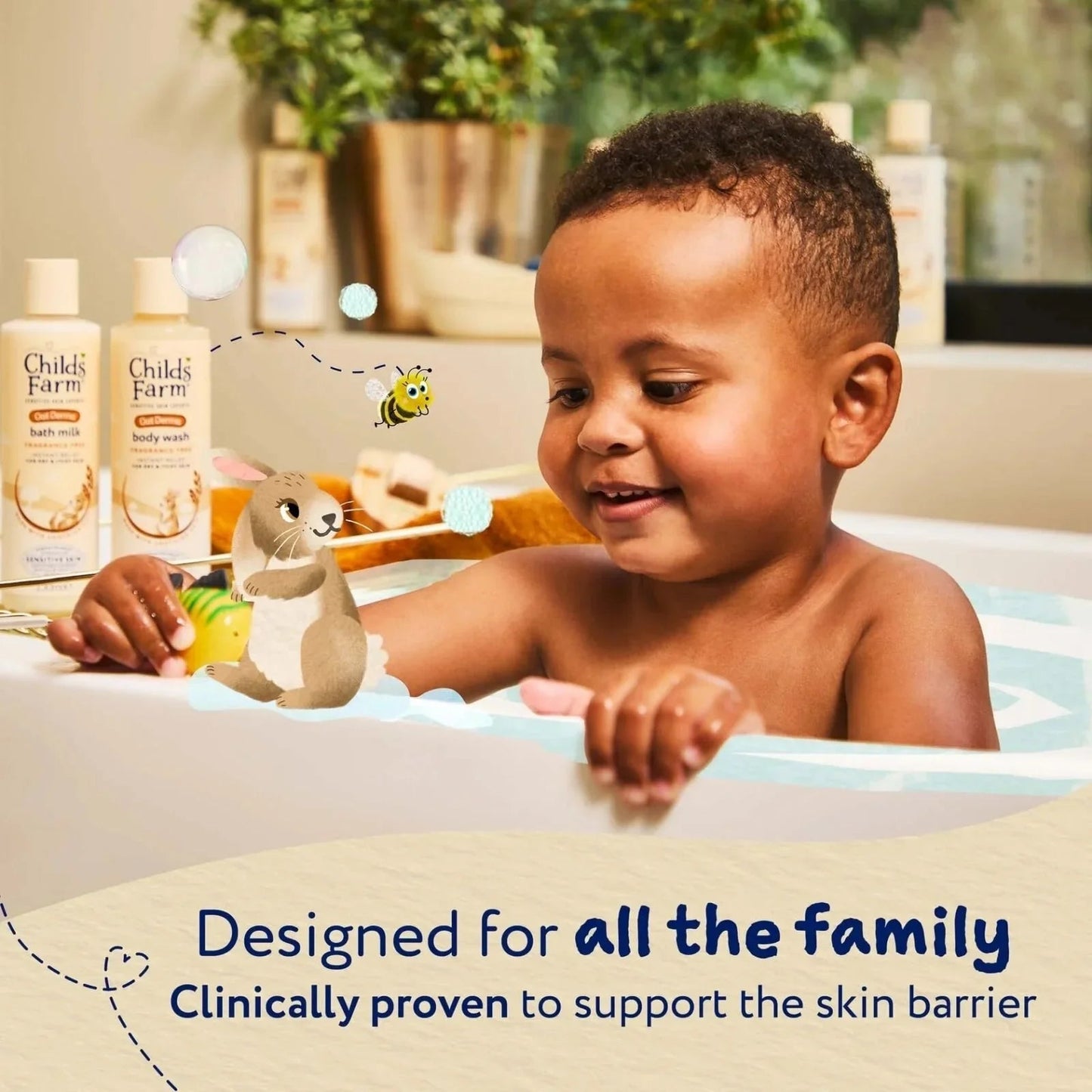 Childs Farm Oatderma Bath Milk 250ml - mezetto ebebek ebebek