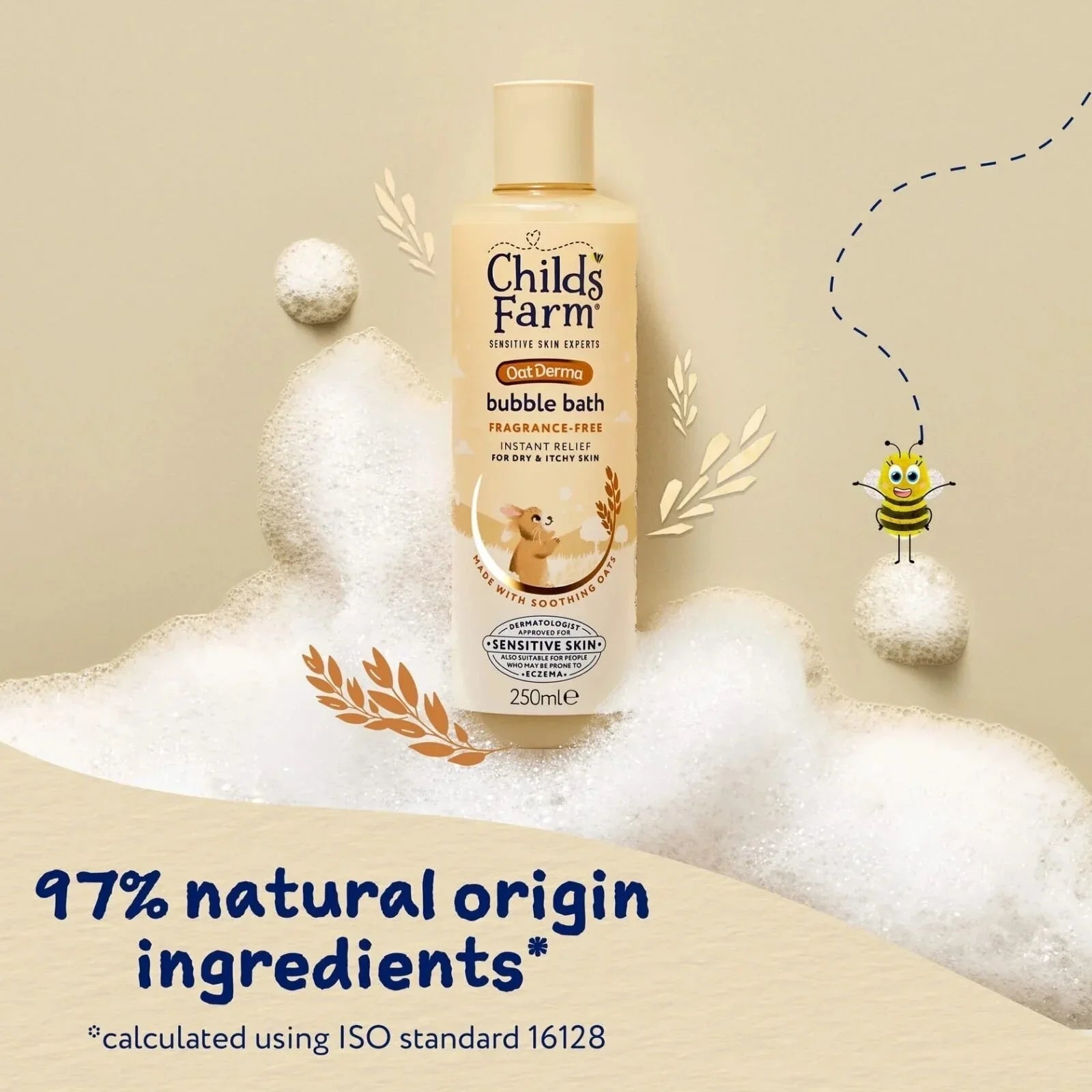 Childs Farm Oatderma Bubble Bath 250ml - mezetto ebebek ebebek