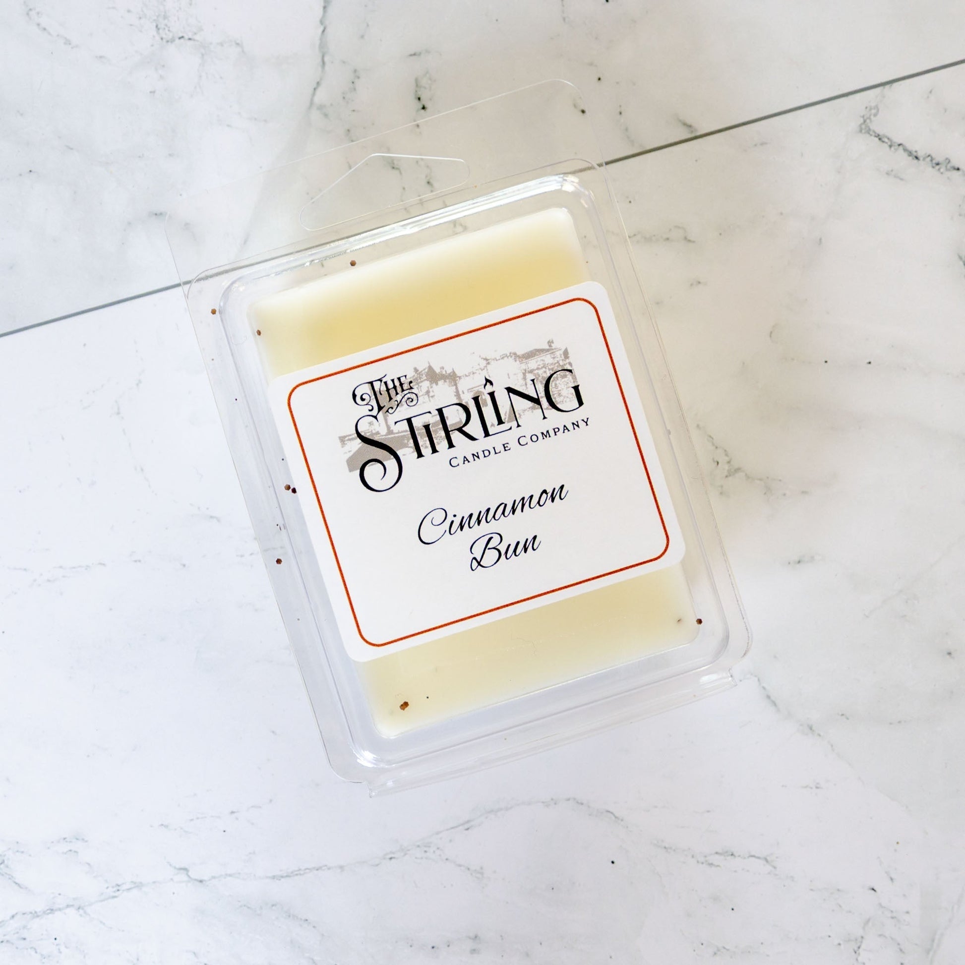 Cinnamon Bun - Wax Melt Clamshell - mezetto Shopify Collective The Stirling Candle Company