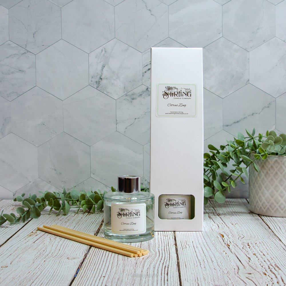 Citrus Zing - Diffuser 100ml - mezetto Shopify Collective The Stirling Candle Company