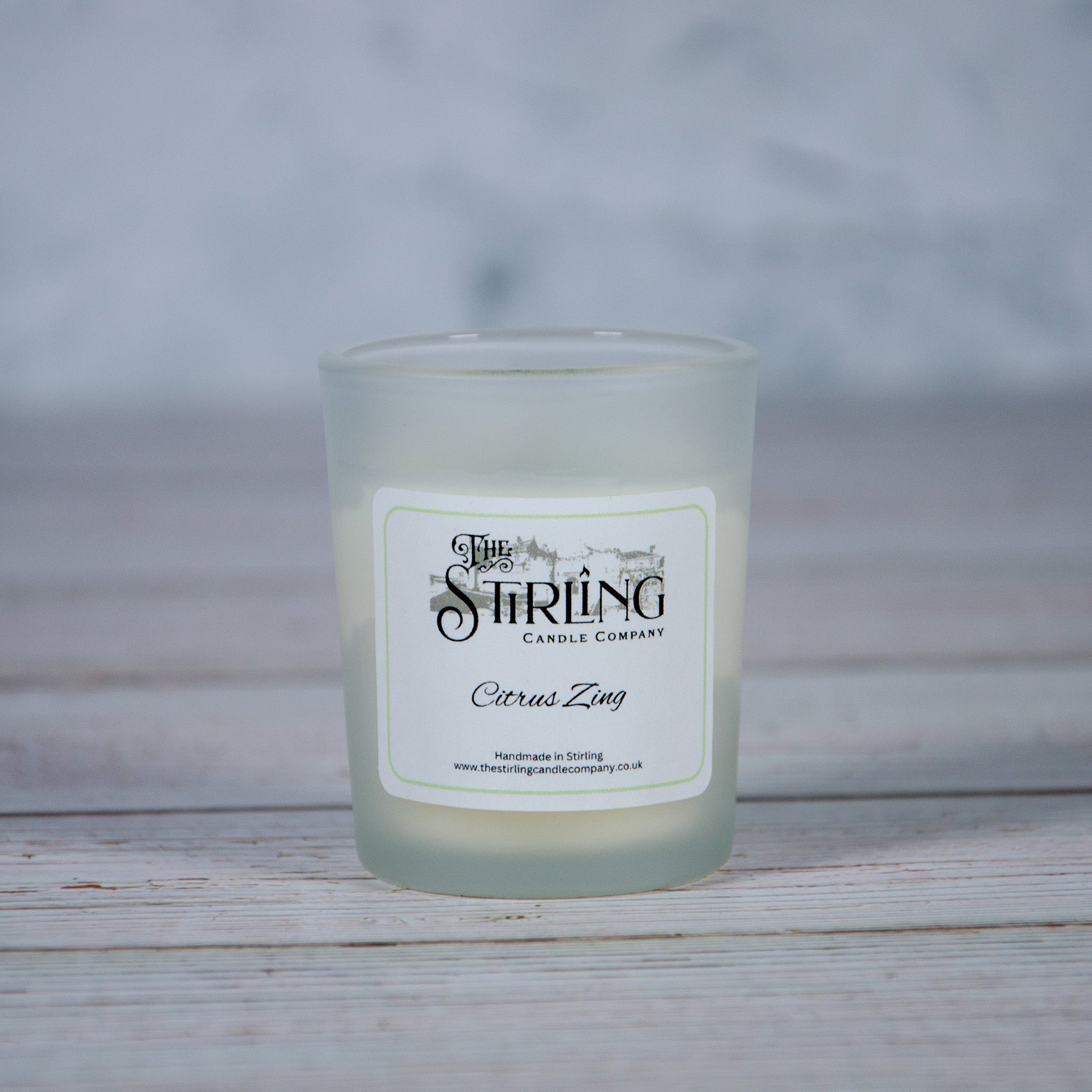 Citrus Zing - Small Candle - mezetto Shopify Collective The Stirling Candle Company