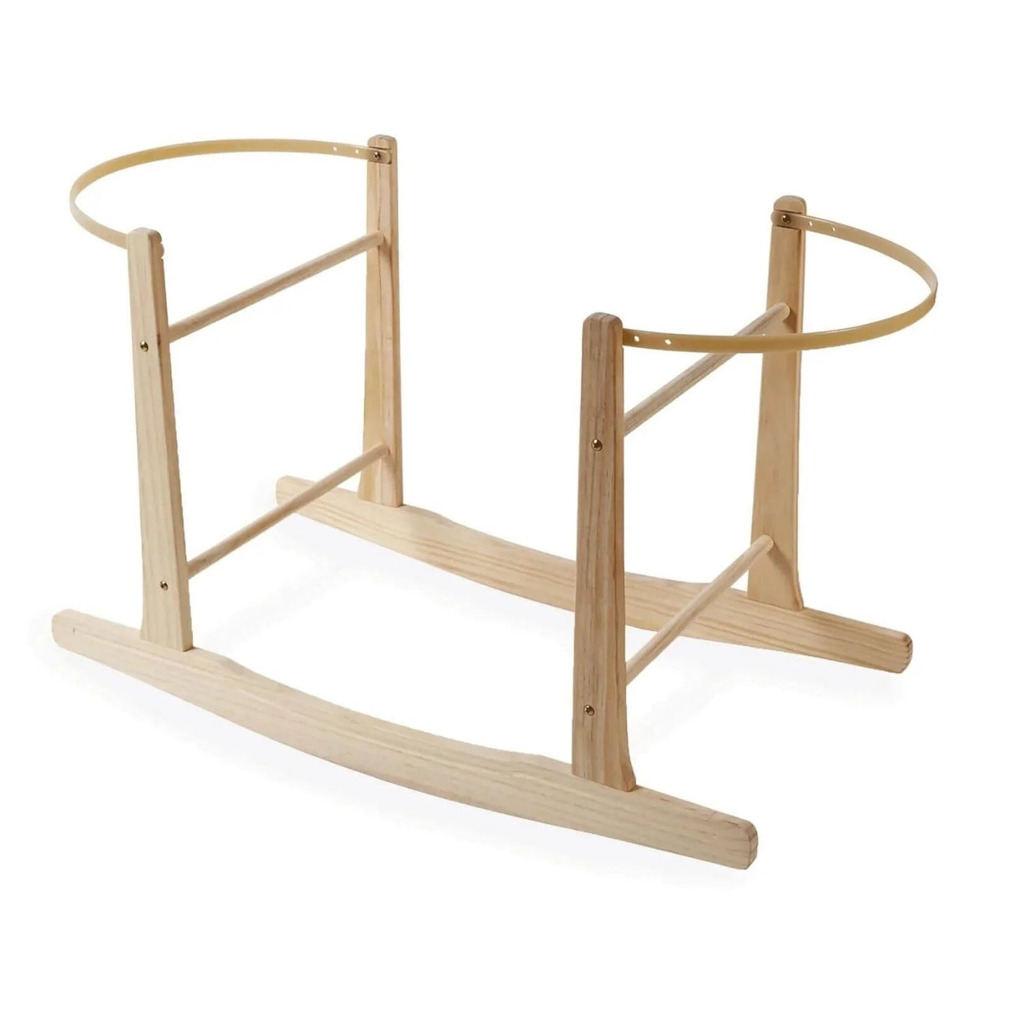 Clair de Lune Natural Wooden Rocking Stand - Natural - mezetto ebebek ebebek