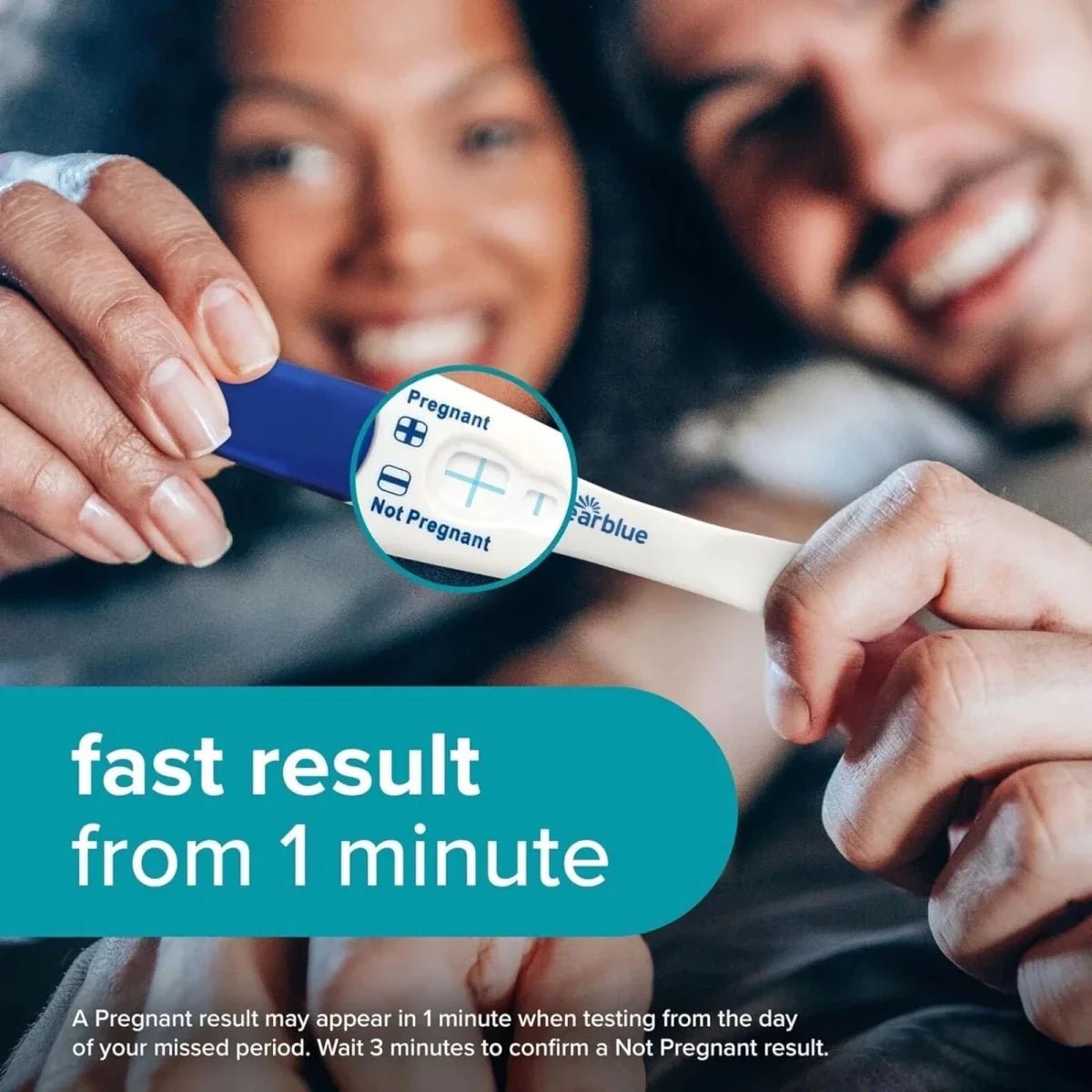 Clearblue Visual Rapid Detection Pregnancy Test Pack of 2 - mezetto ebebek ebebek
