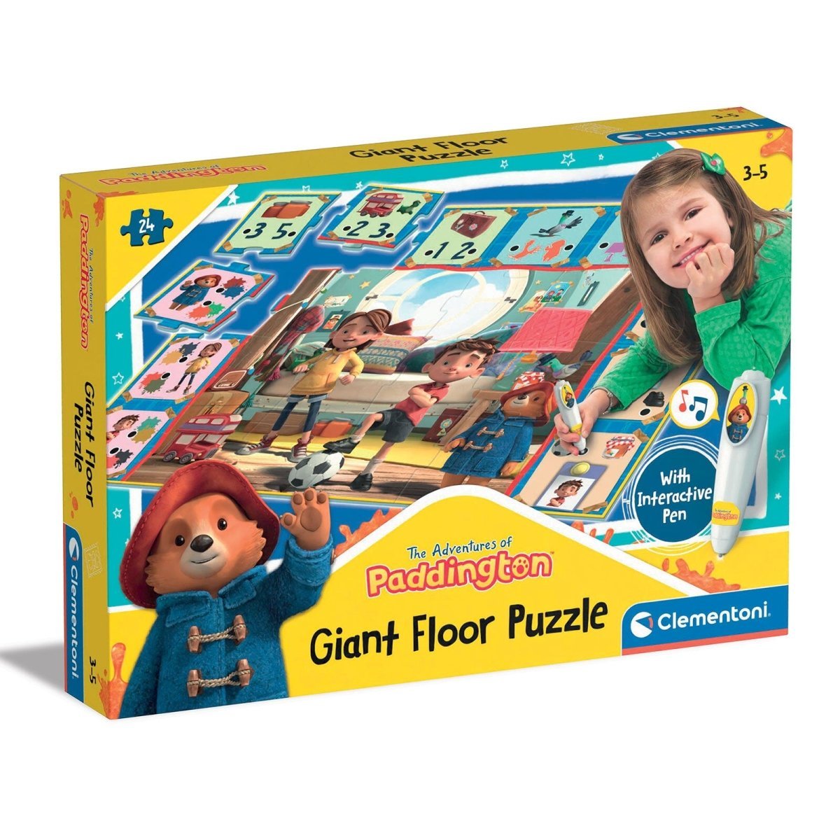 Clementoni 16390 Paddington Giant Floor Puzzle - mezetto ebebek ebebek